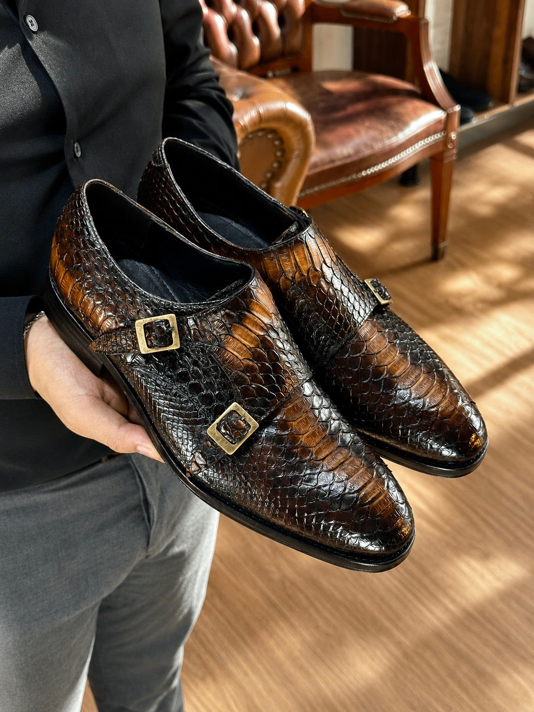 XAVIER PITON DARK BROWN