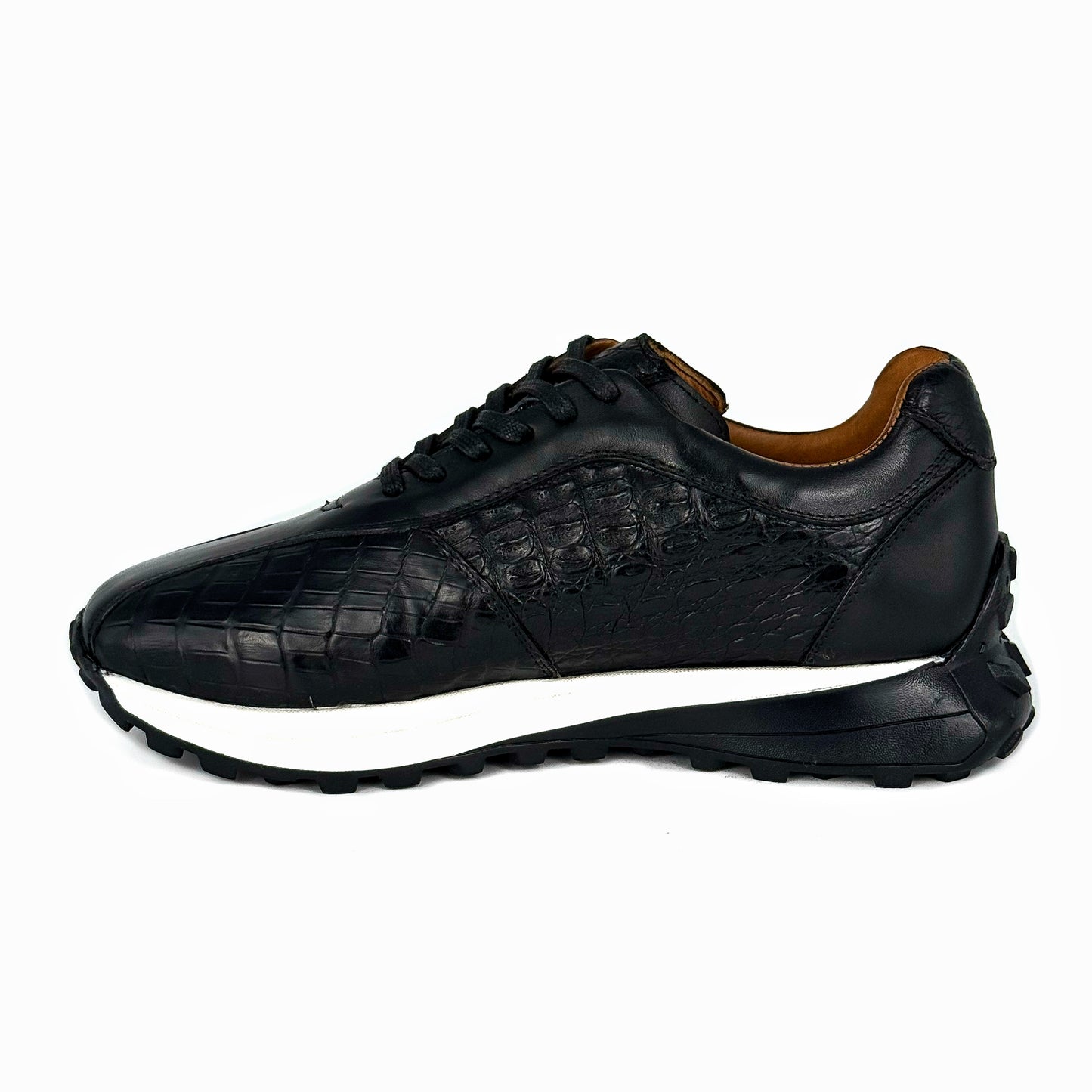 BLACK CROCO SNEAKER