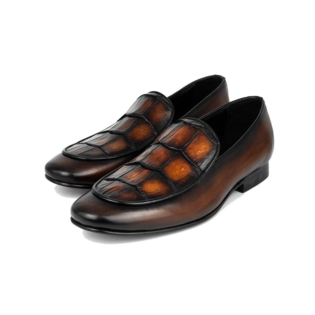 RICHARD CROCO & LEATHER BROWN