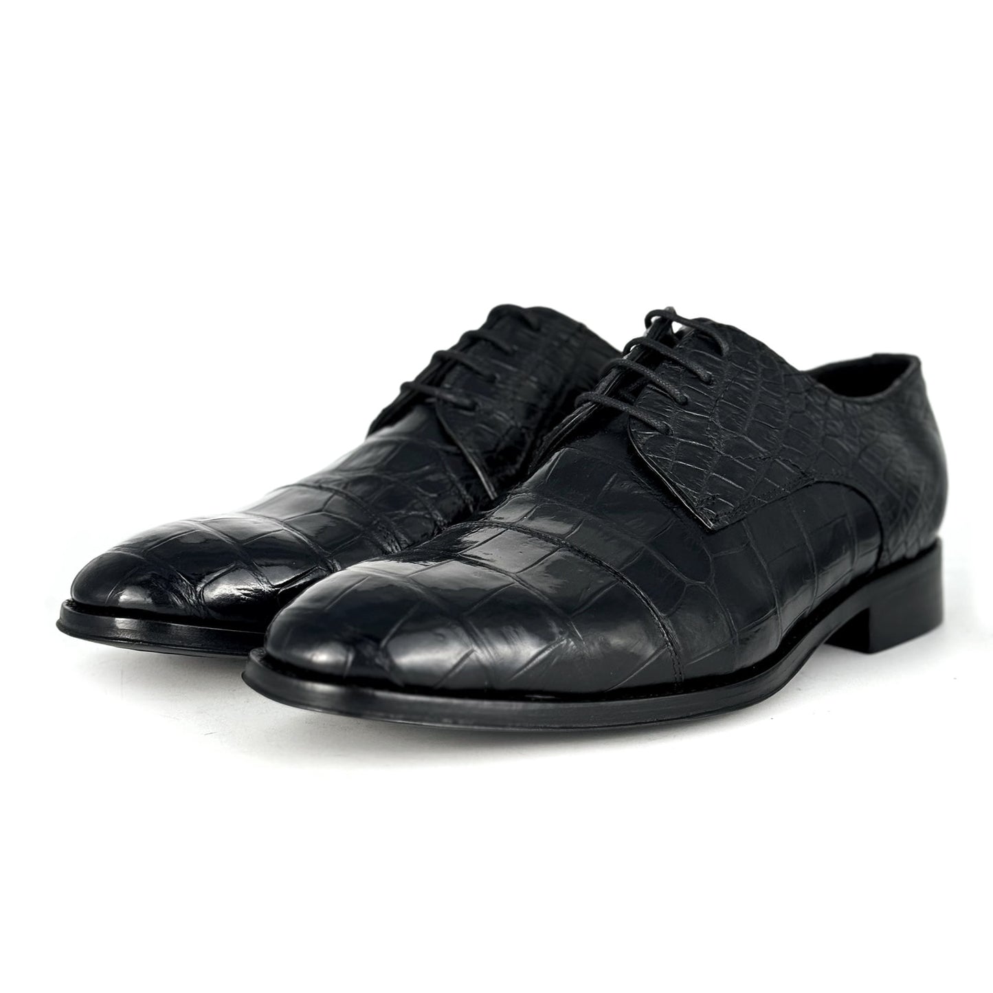 SAUL CROCODILE BLACK