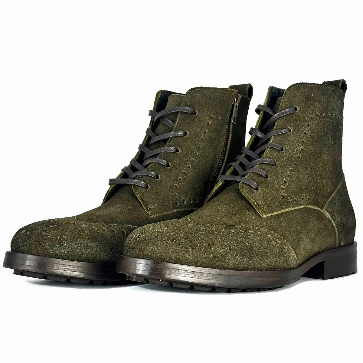 PETER BOOTS GAMUZA GREEN (TRACK)