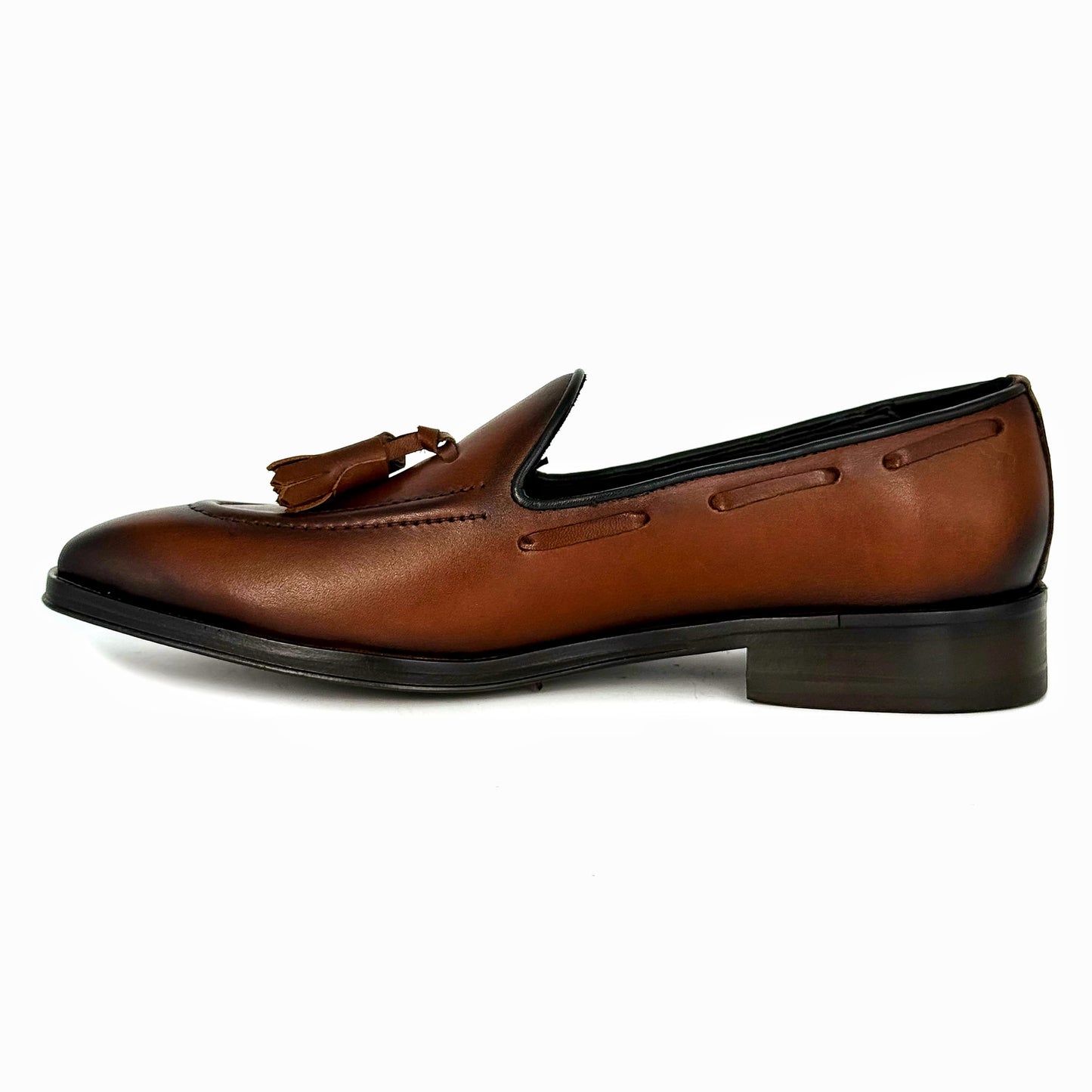 BROWN LEATHER VALERIO