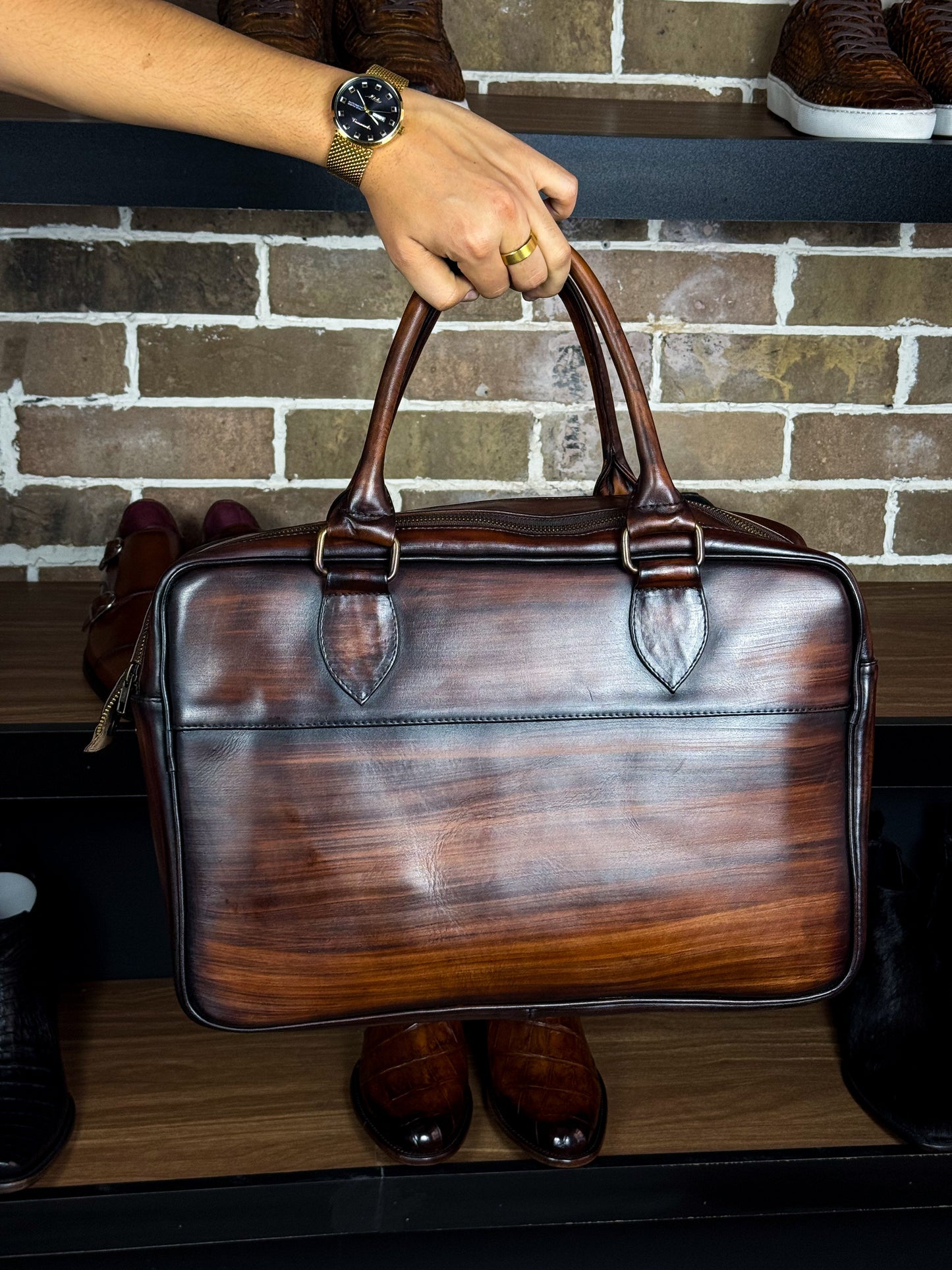 PATINA BROWN MALETIN