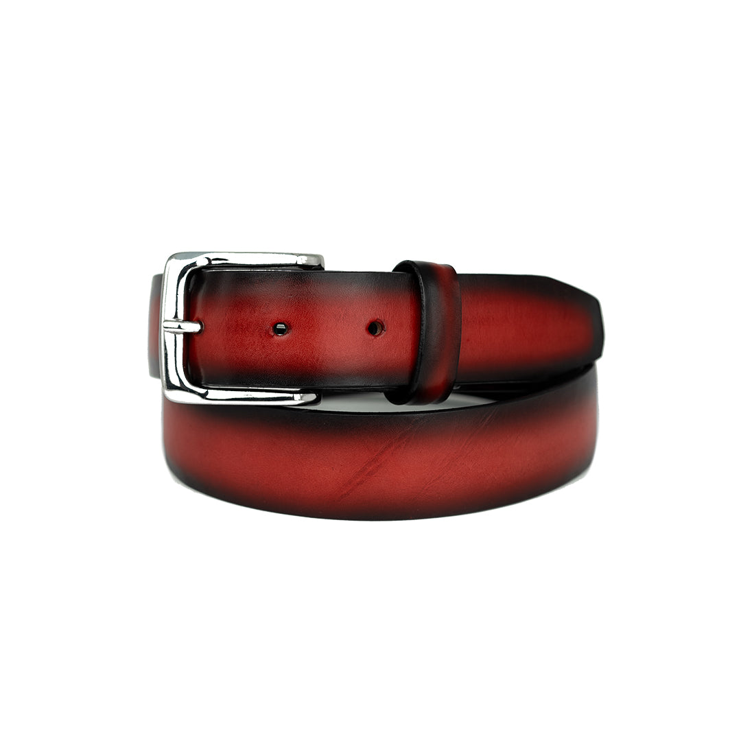 RED LEATHER BELT