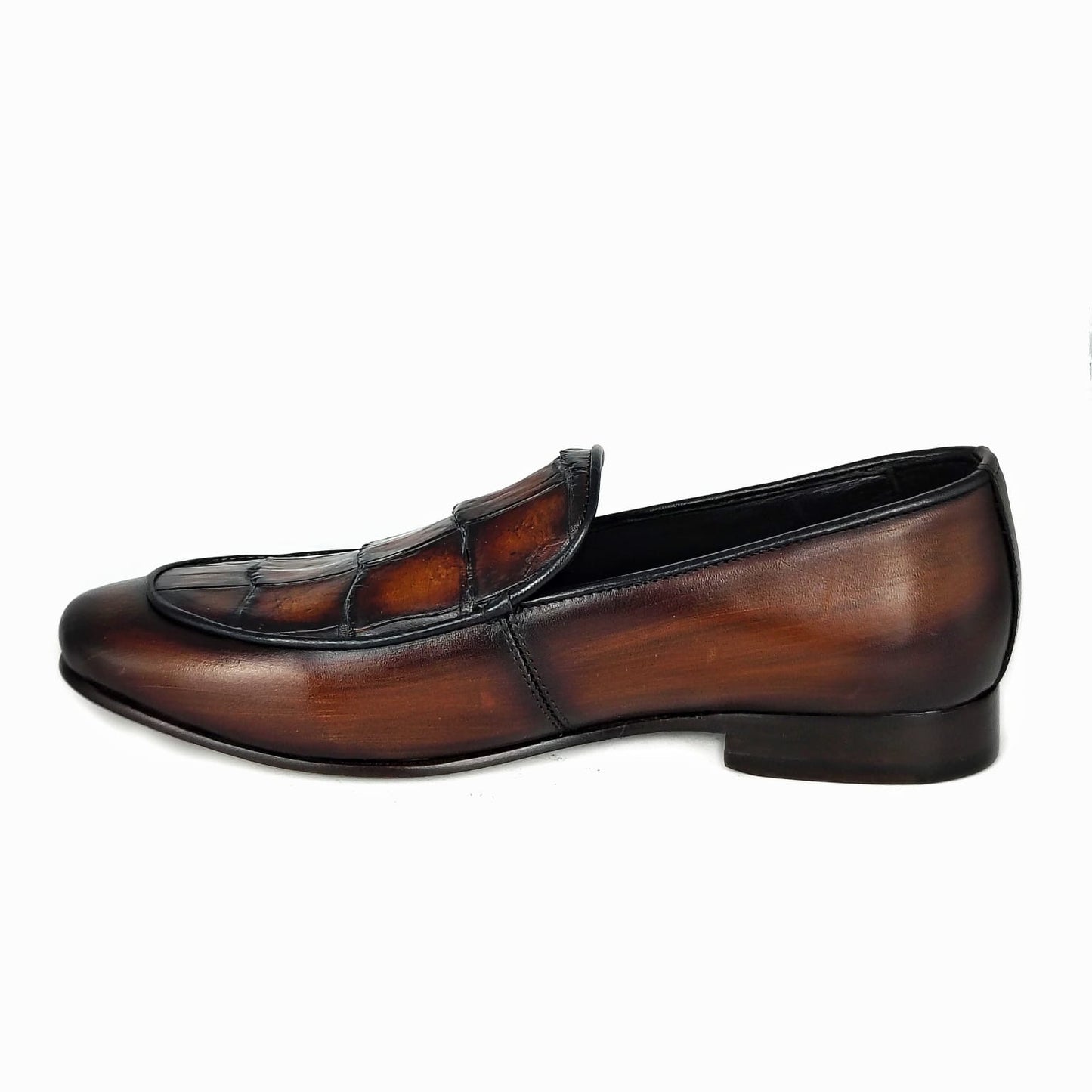RICHARD CROCO & LEATHER BROWN