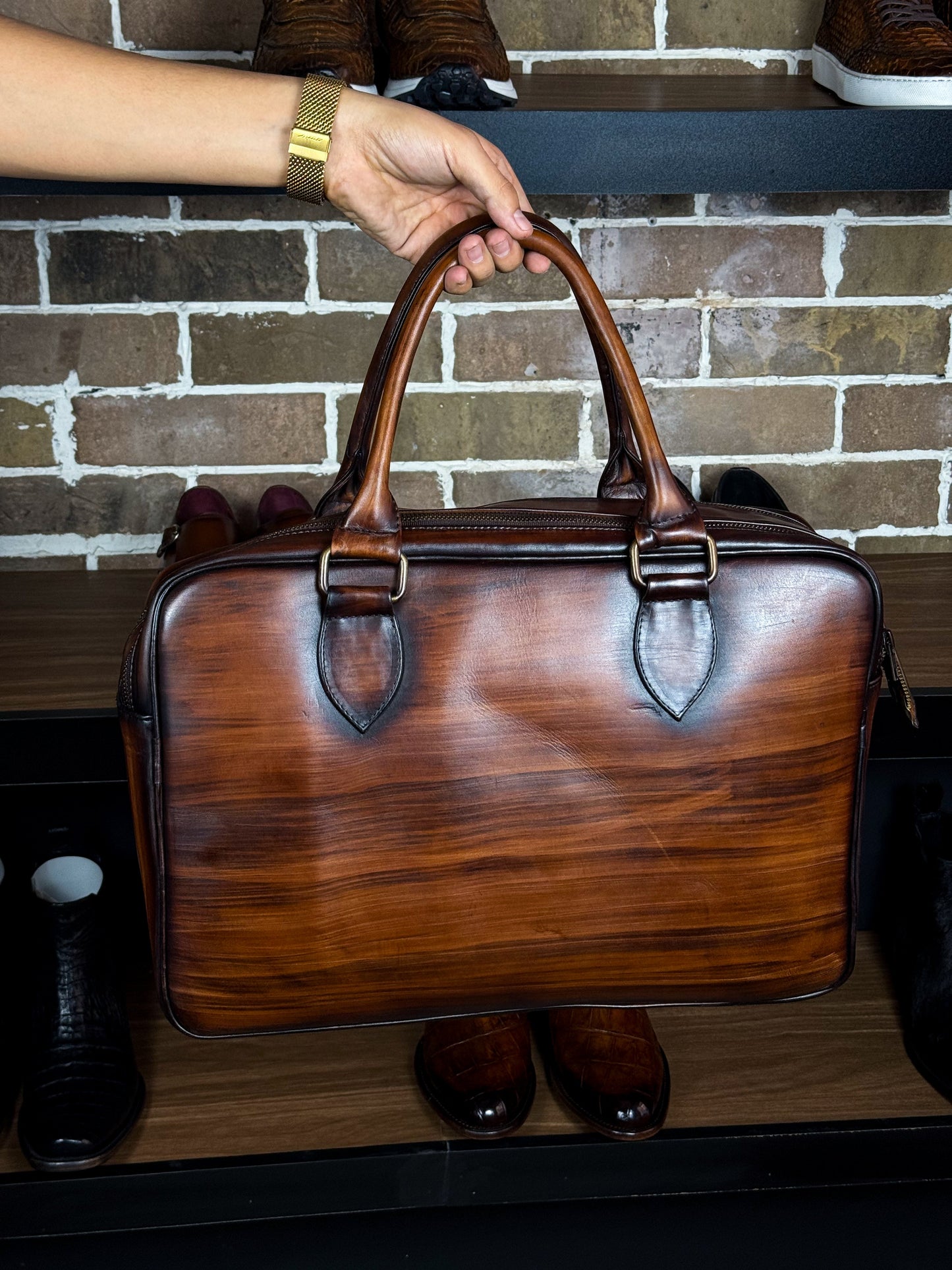 PATINA BROWN MALETIN