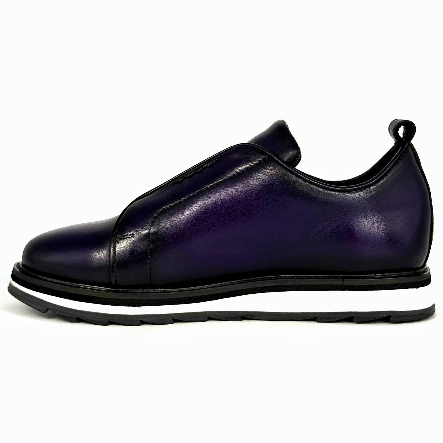 PURPLE LEATHER SNEAKER