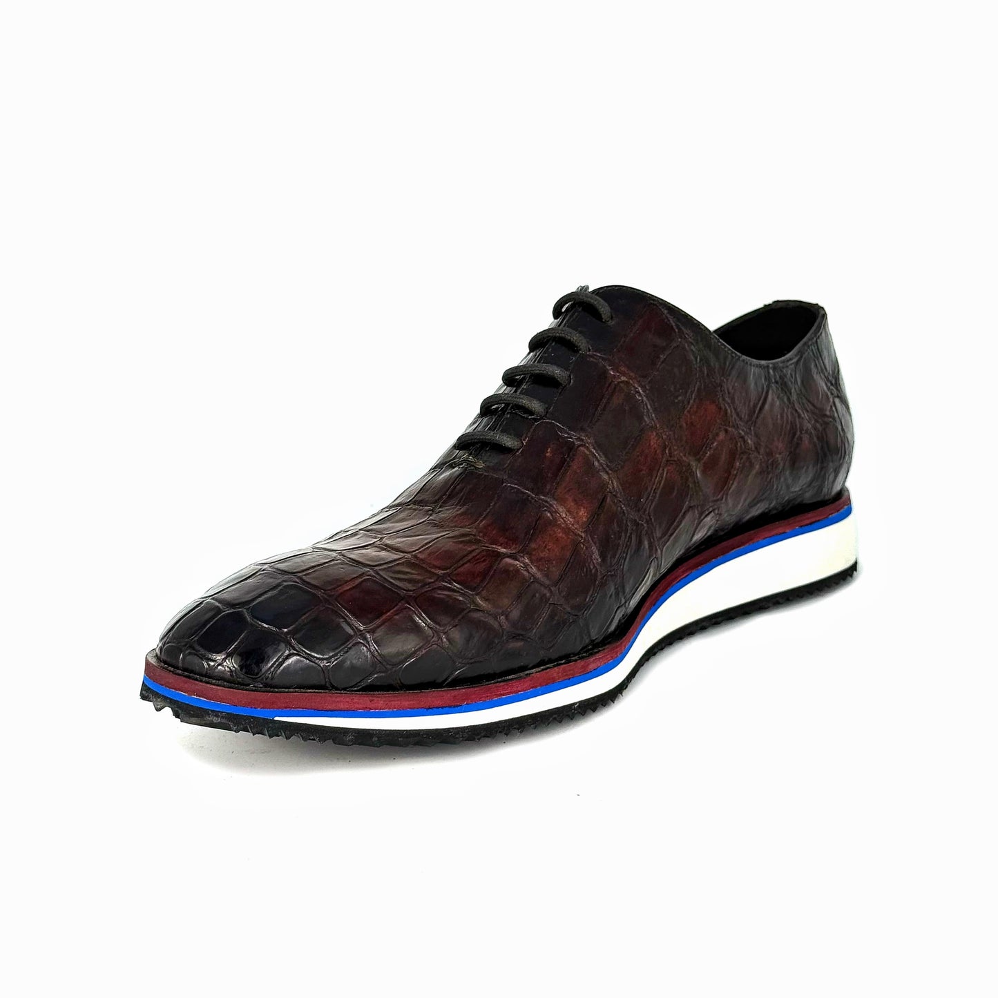 BROWN CROCO SNEAKER
