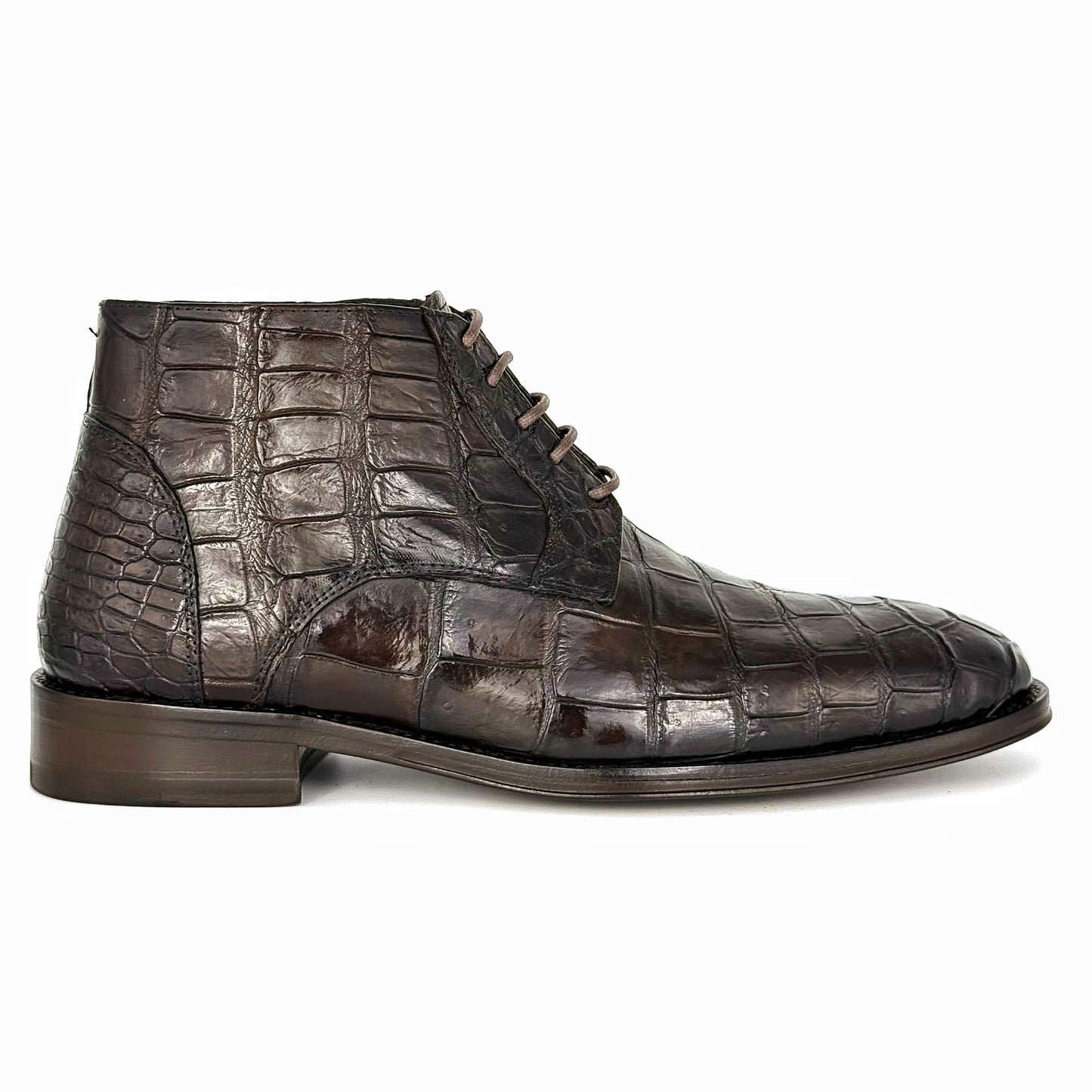 DARK BROWN CROCO LEONEL