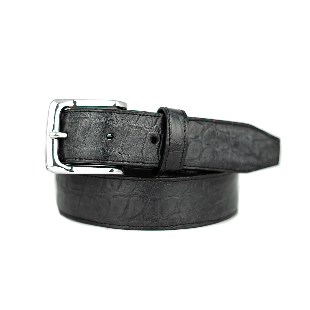 GREY CROCO BELT