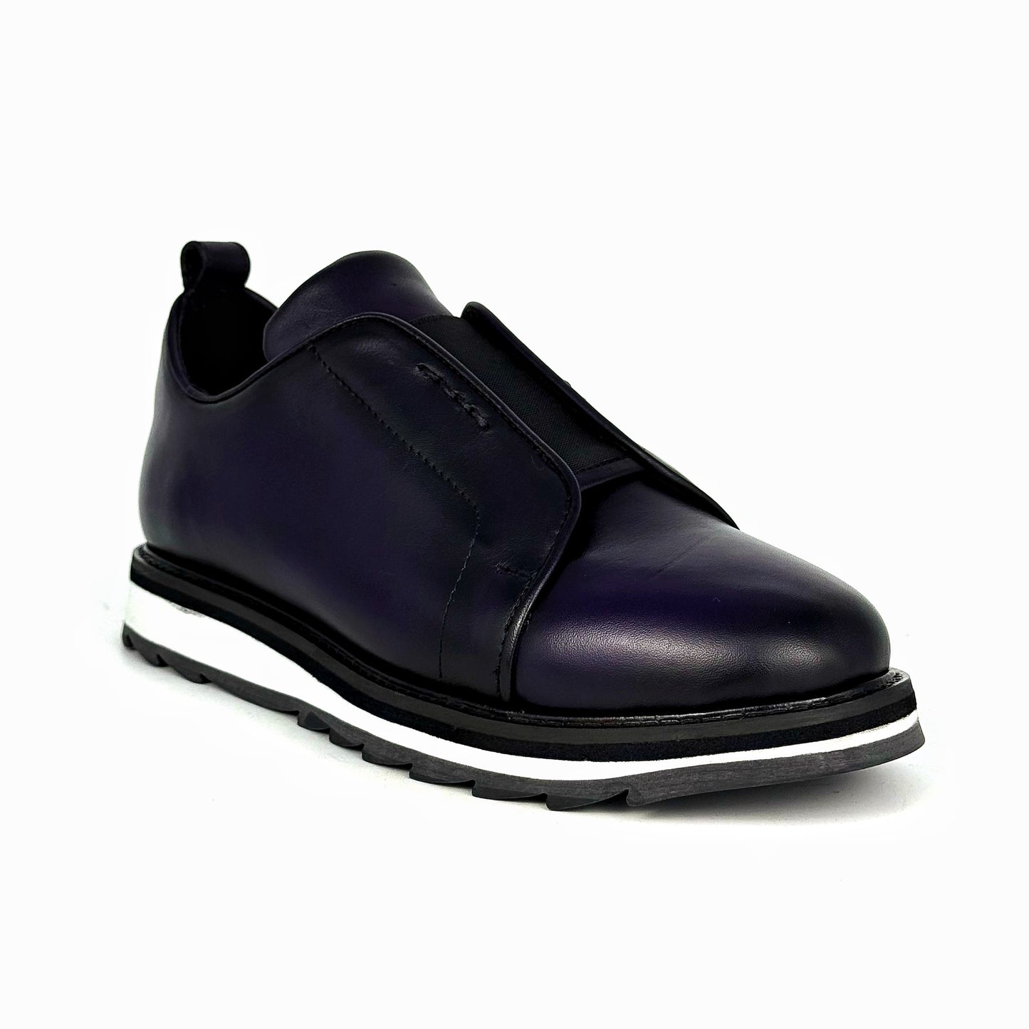 PURPLE LEATHER SNEAKER