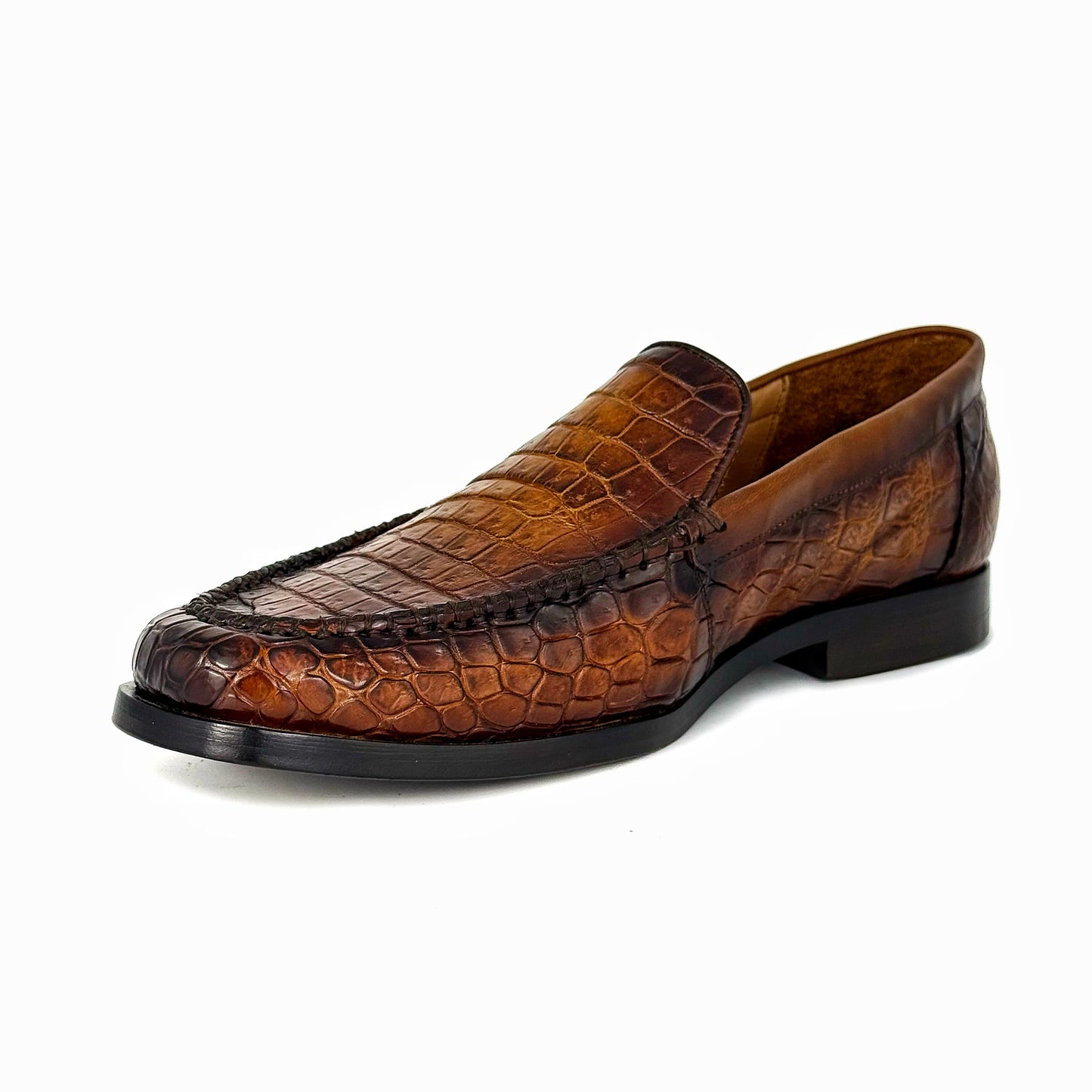 LIGHT BROWN CROCO PORTOFINO