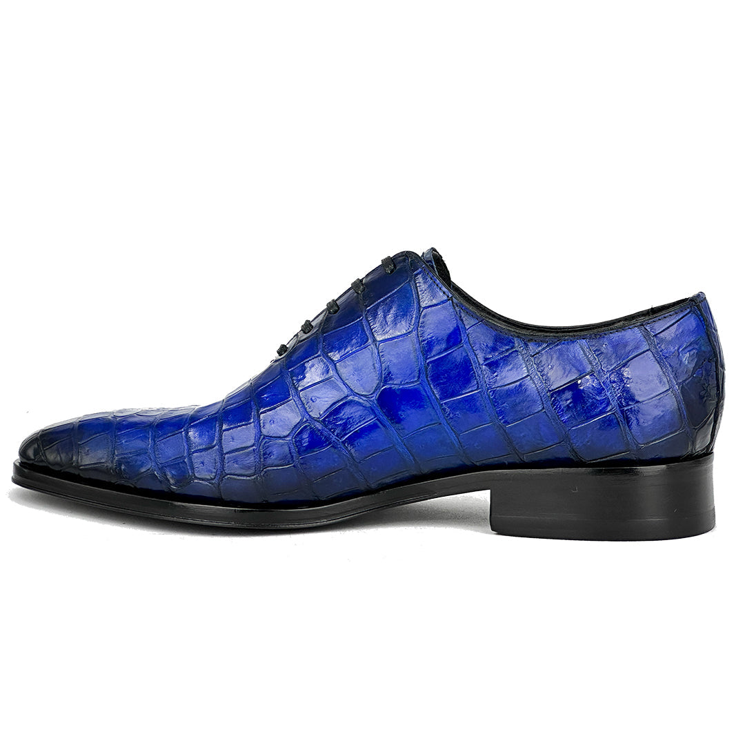 BLUE WHOLECUT CROCO HUGO