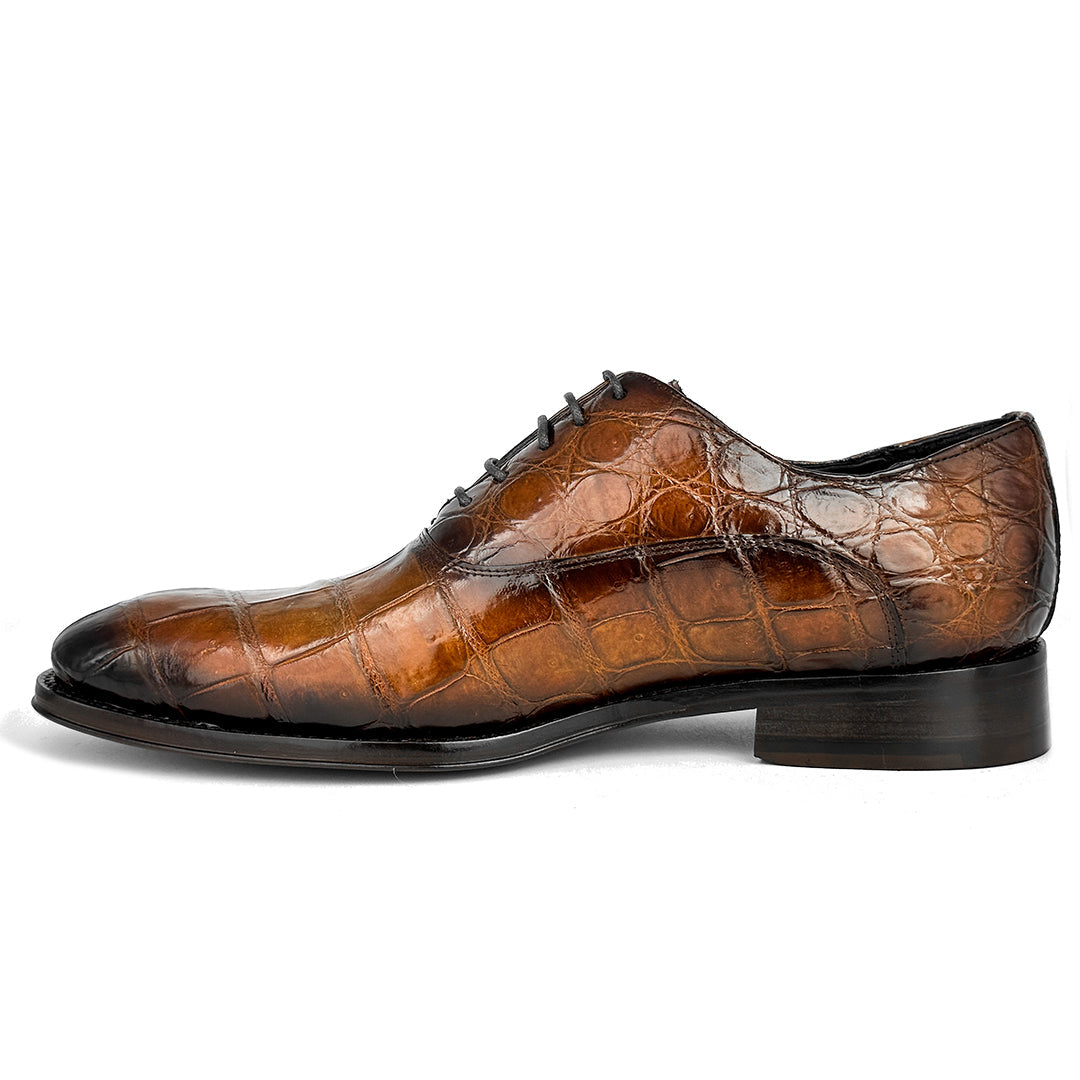 LIGHT BROWN CROCO ALEXANDER