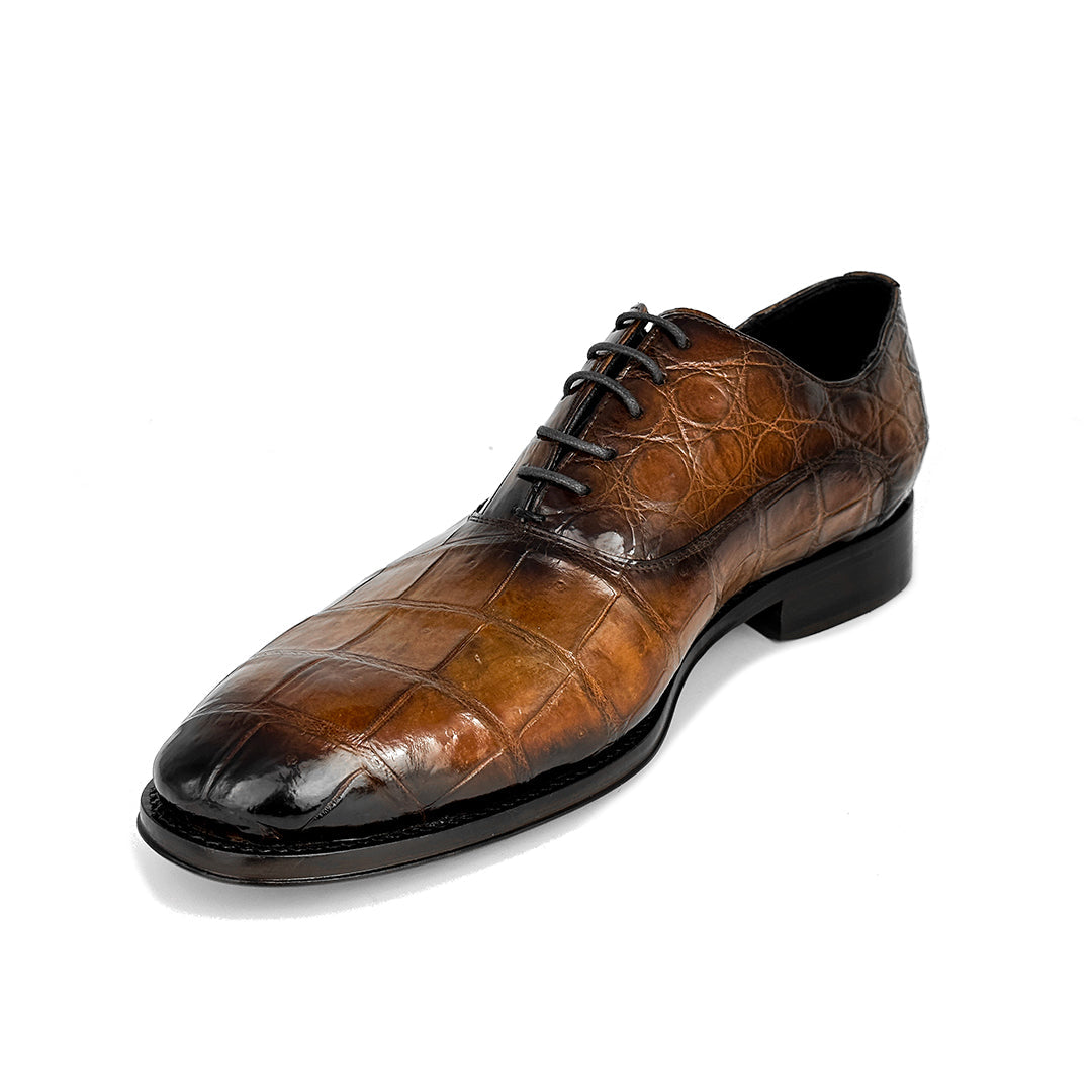 LIGHT BROWN CROCO ALEXANDER