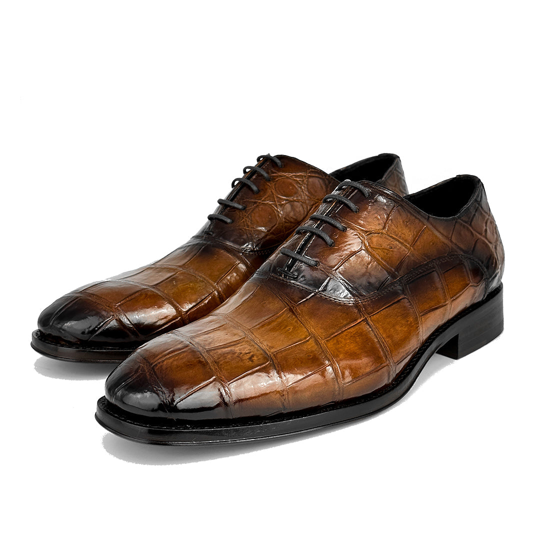 LIGHT BROWN CROCO ALEXANDER