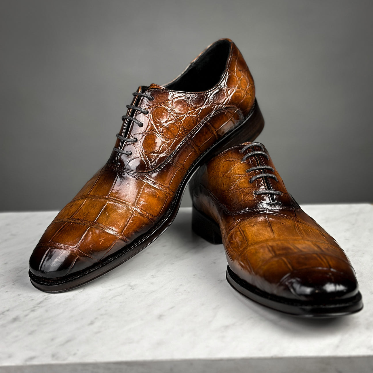 LIGHT BROWN CROCO ALEXANDER