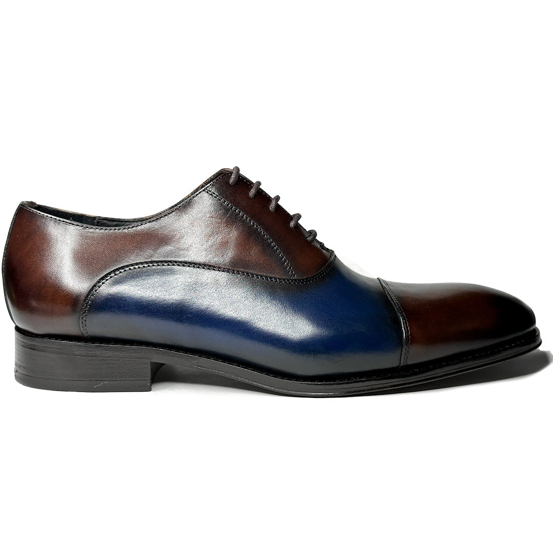 BLUE & BROWN LEATHER ALEJANDRO