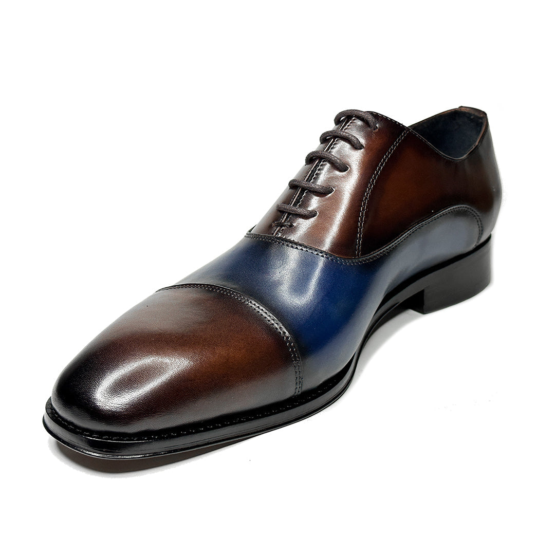 BLUE & BROWN LEATHER ALEJANDRO
