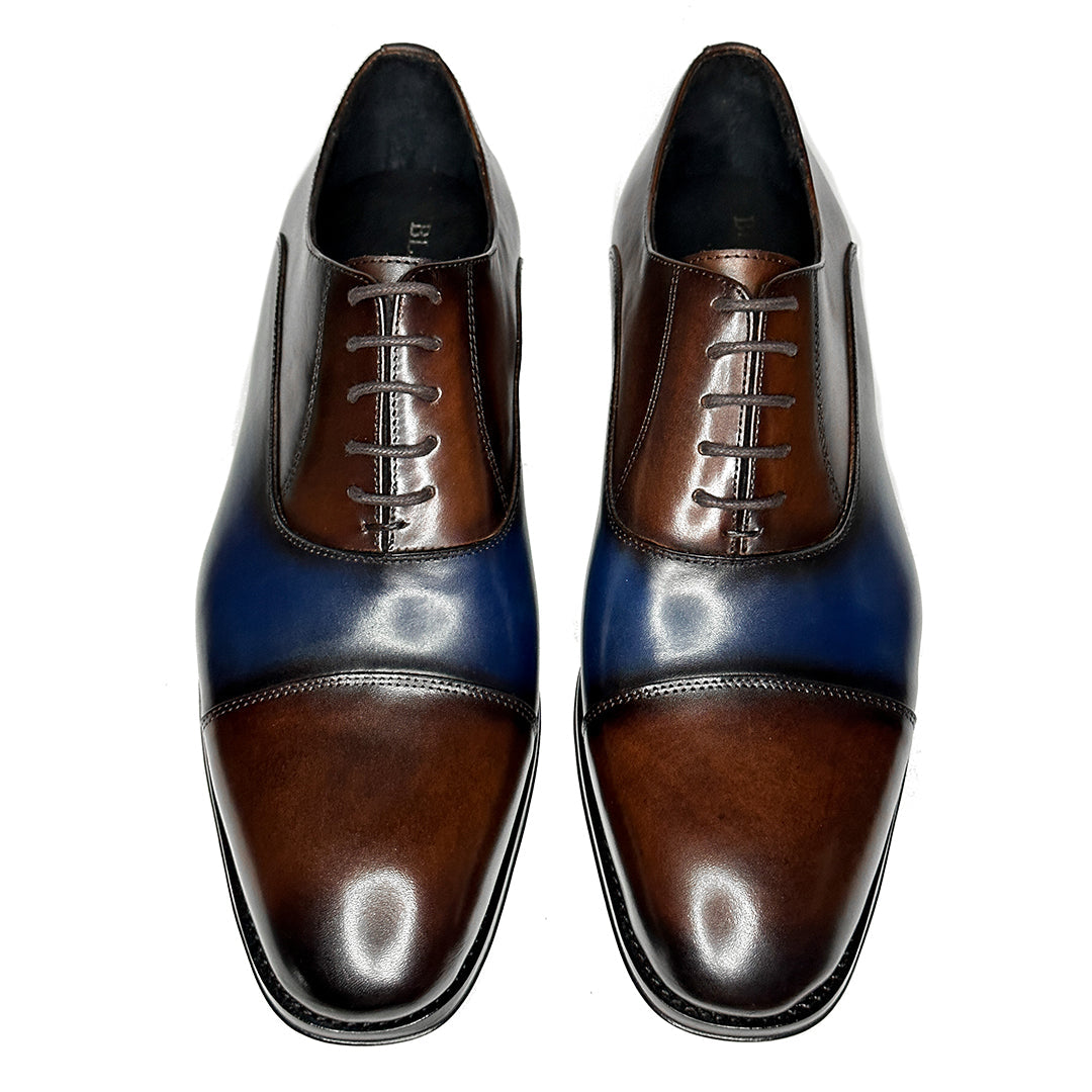 BLUE & BROWN LEATHER ALEJANDRO