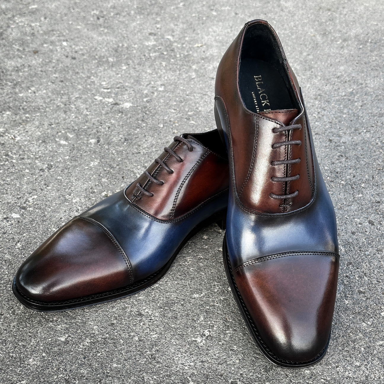 BLUE & BROWN LEATHER ALEJANDRO