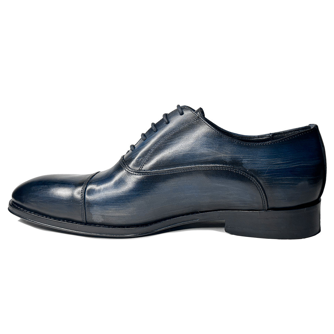 BLUE PATINA LEATHER ALEJANDRO