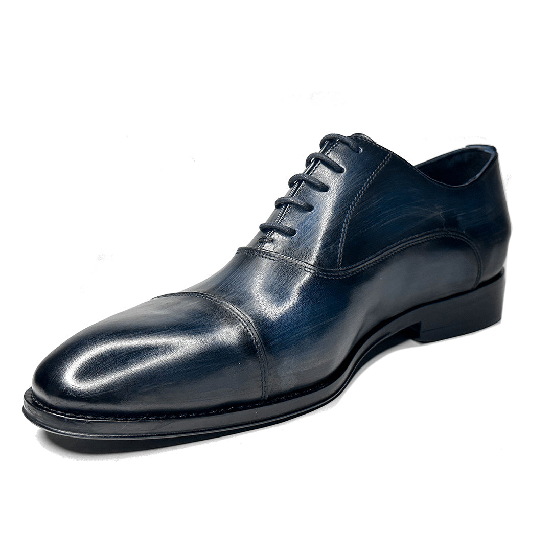 BLUE PATINA LEATHER ALEJANDRO