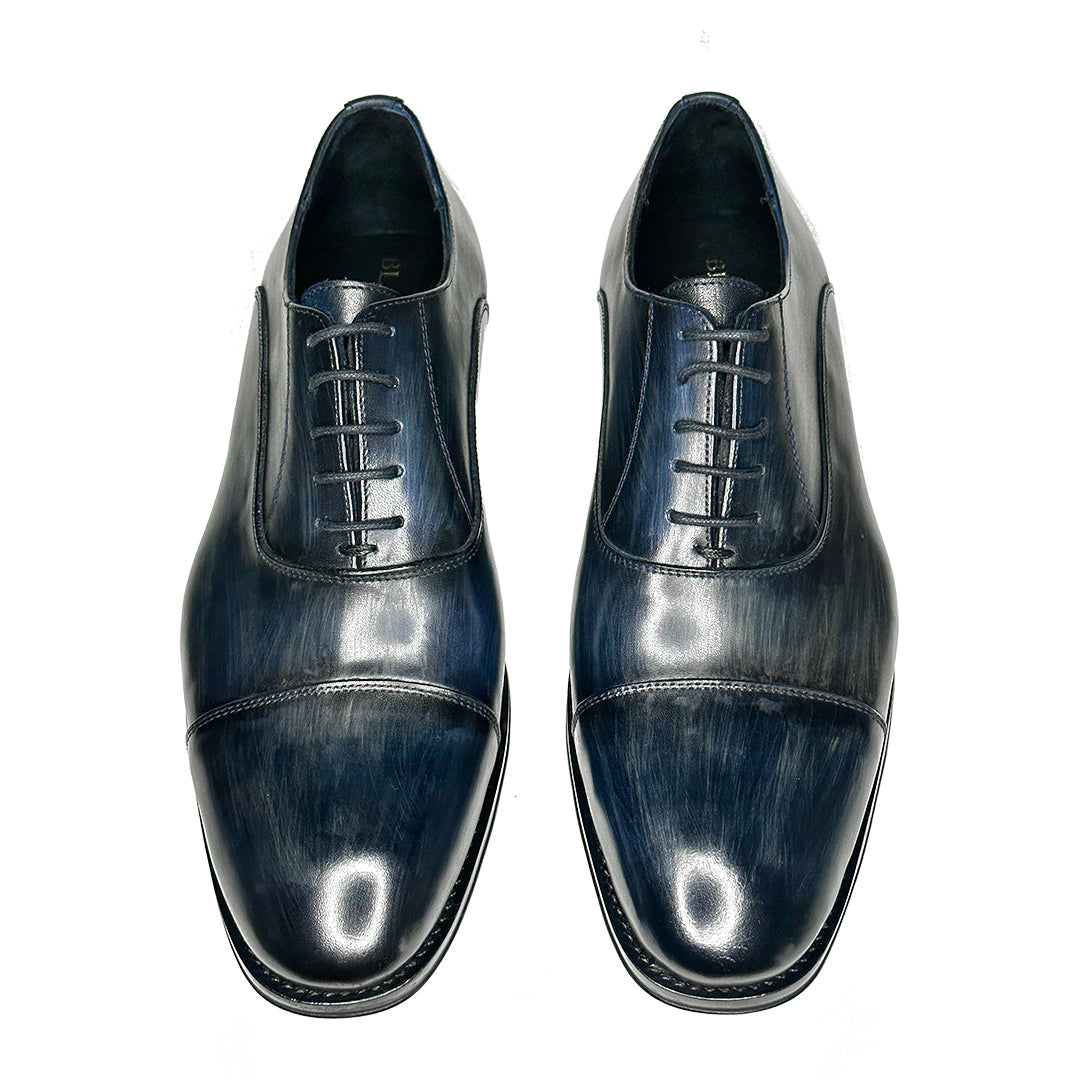 BLUE PATINA LEATHER ALEJANDRO