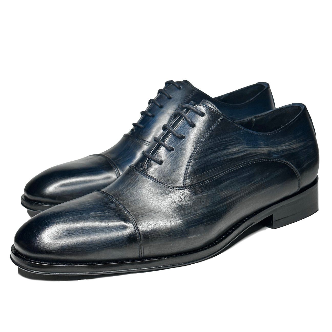 BLUE PATINA LEATHER ALEJANDRO