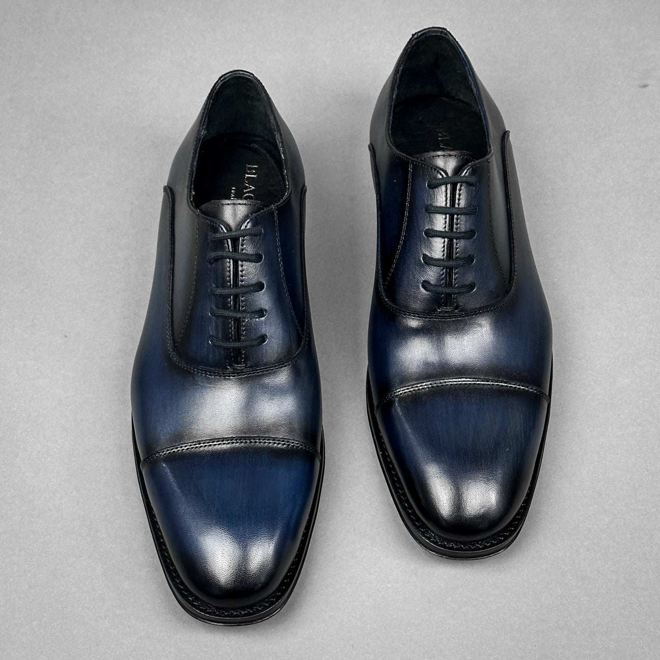 BLUE PATINA LEATHER ALEJANDRO