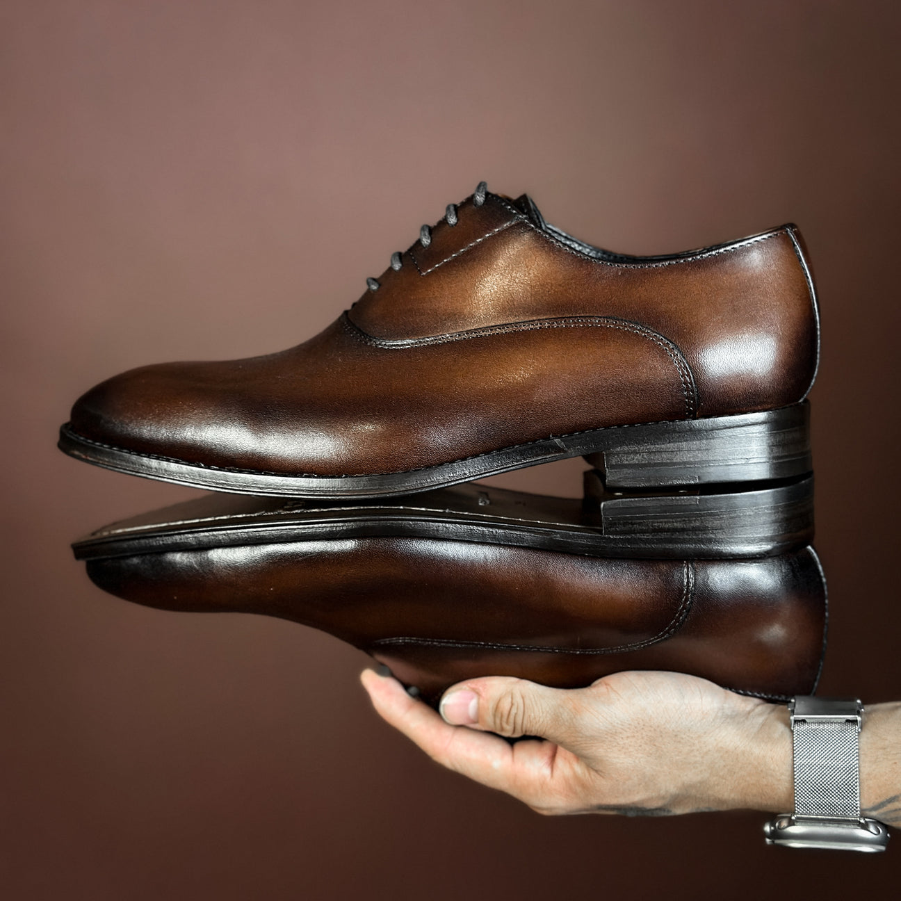 BROWN LEATHER ALEXANDER