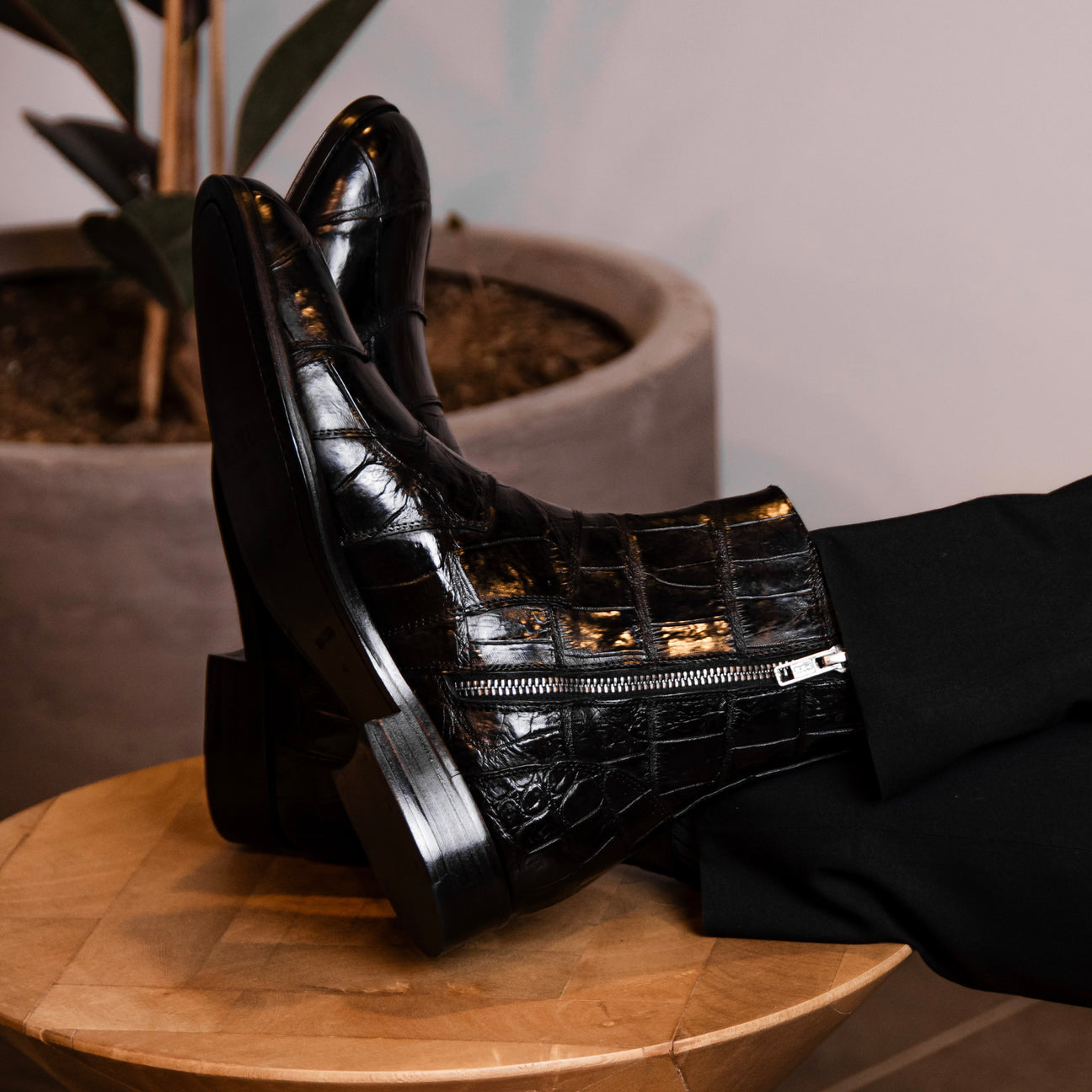 BLACK CROCO EDWARD