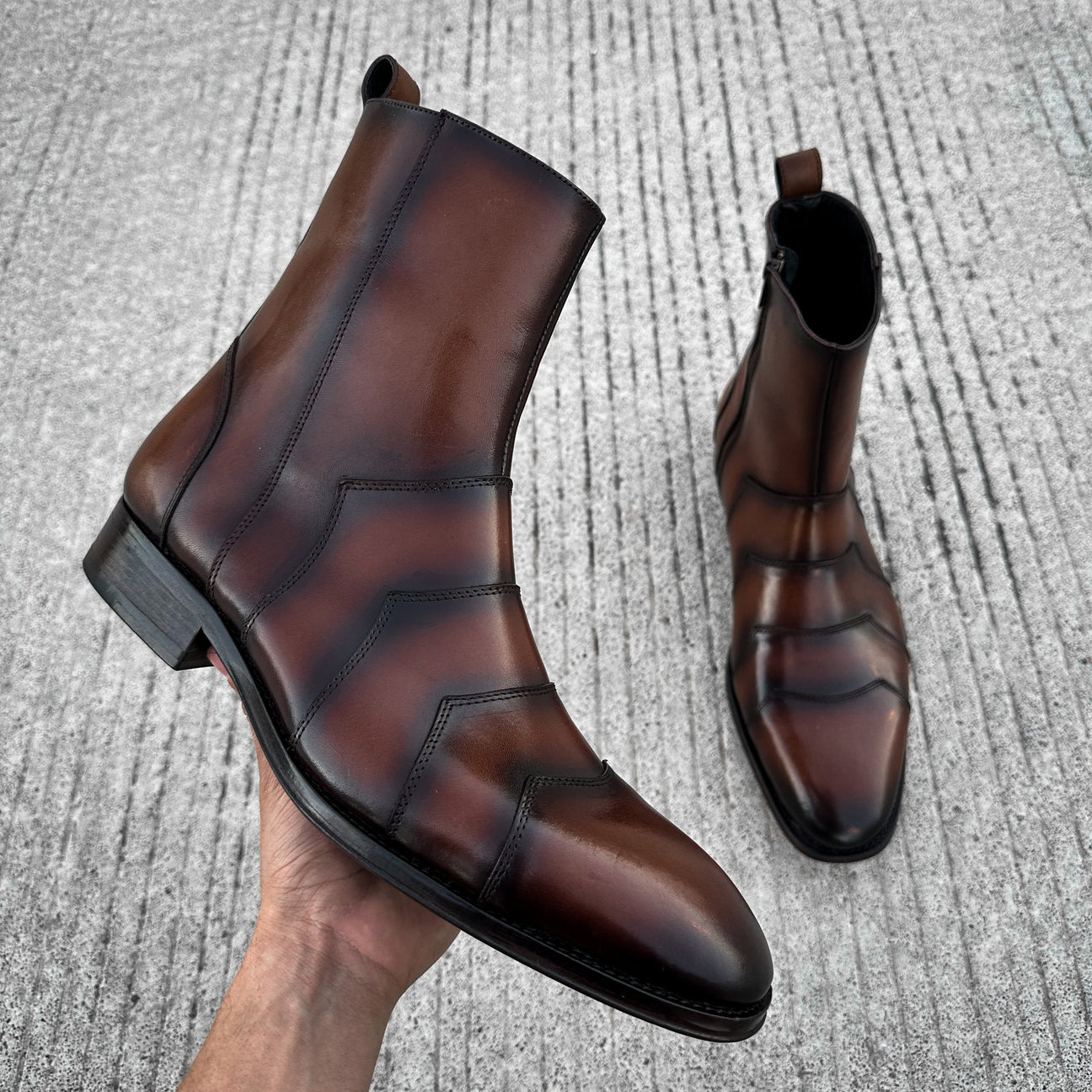 EDWARD LIGTH BROWN LEATHER