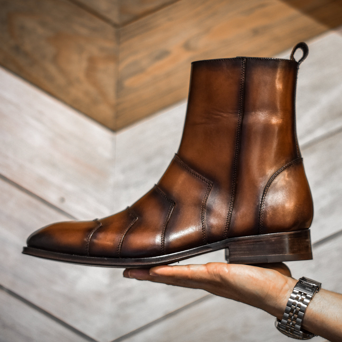 EDWARD LIGTH BROWN LEATHER