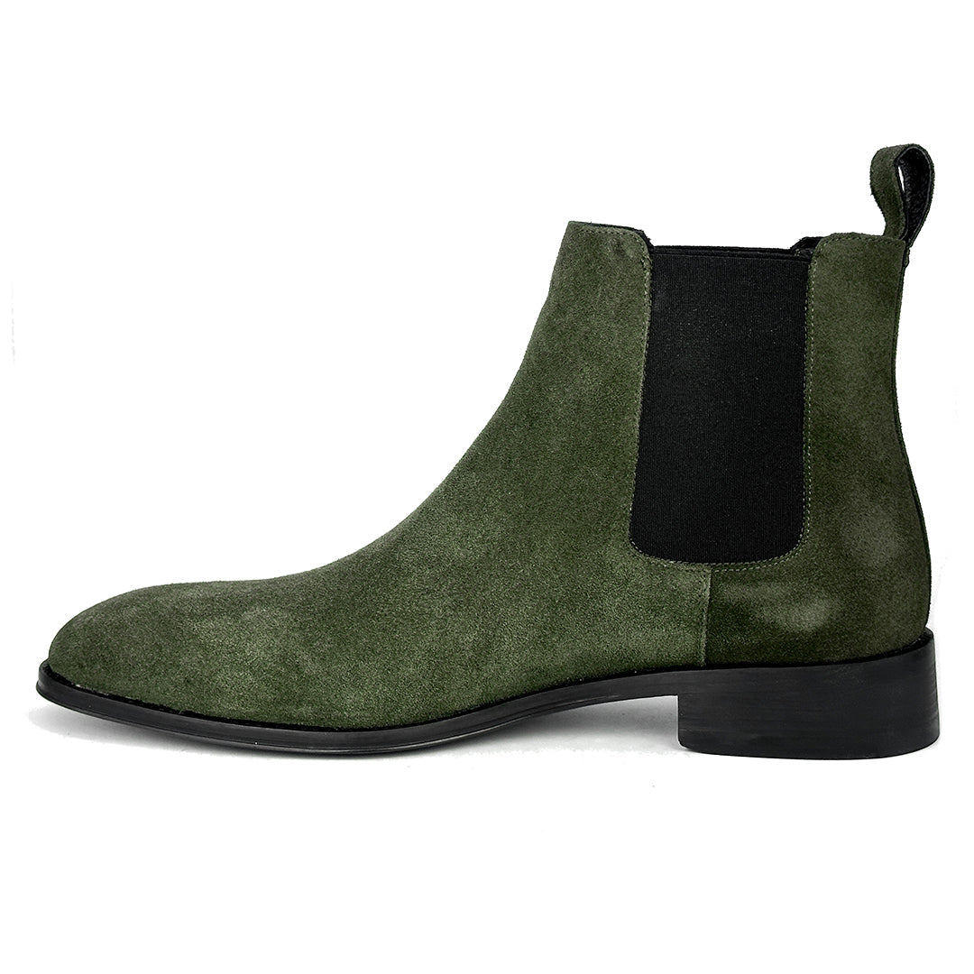 GREEN SUEDE SAMUEL CHELSEA