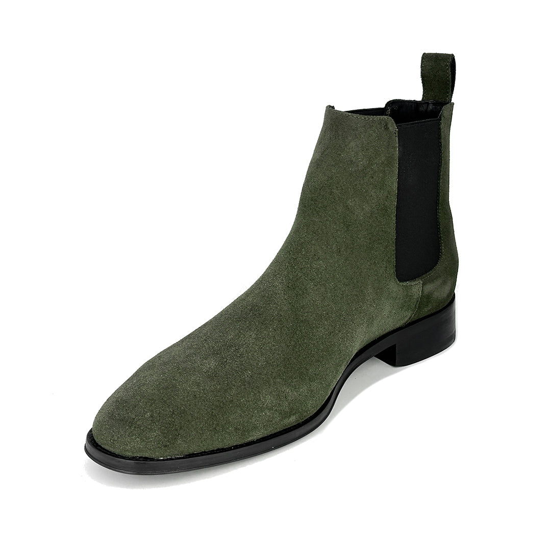 GREEN SUEDE SAMUEL CHELSEA