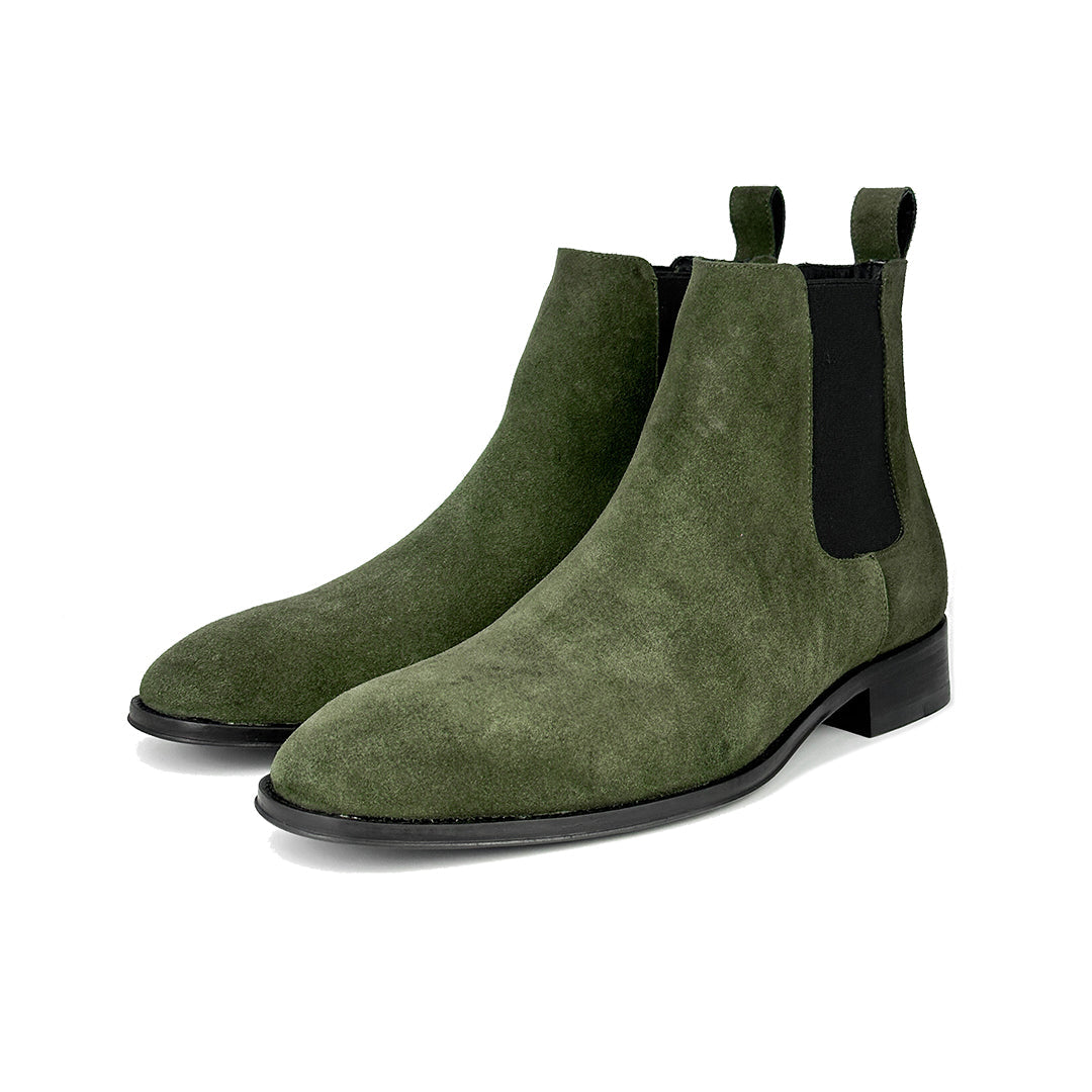 GREEN SUEDE SAMUEL CHELSEA