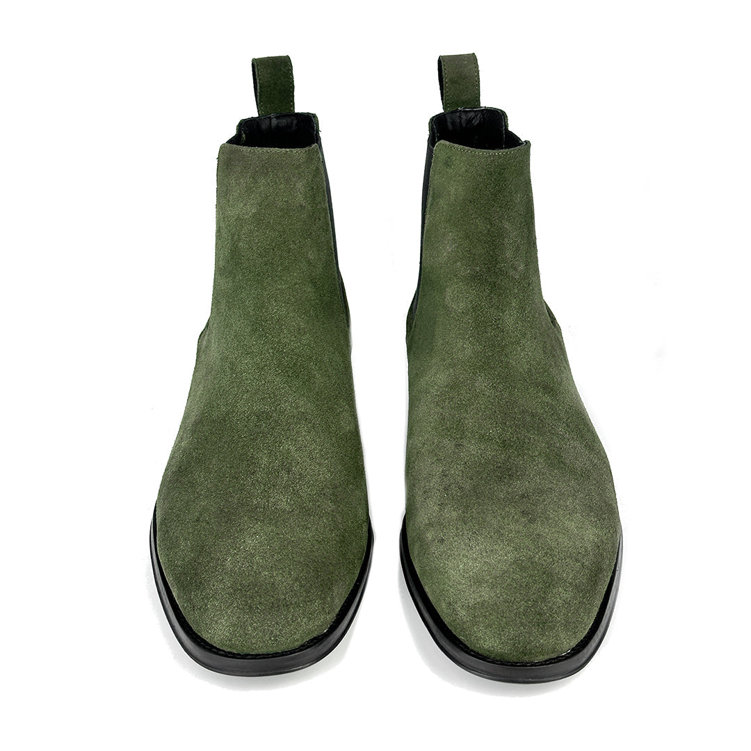 GREEN SUEDE SAMUEL CHELSEA