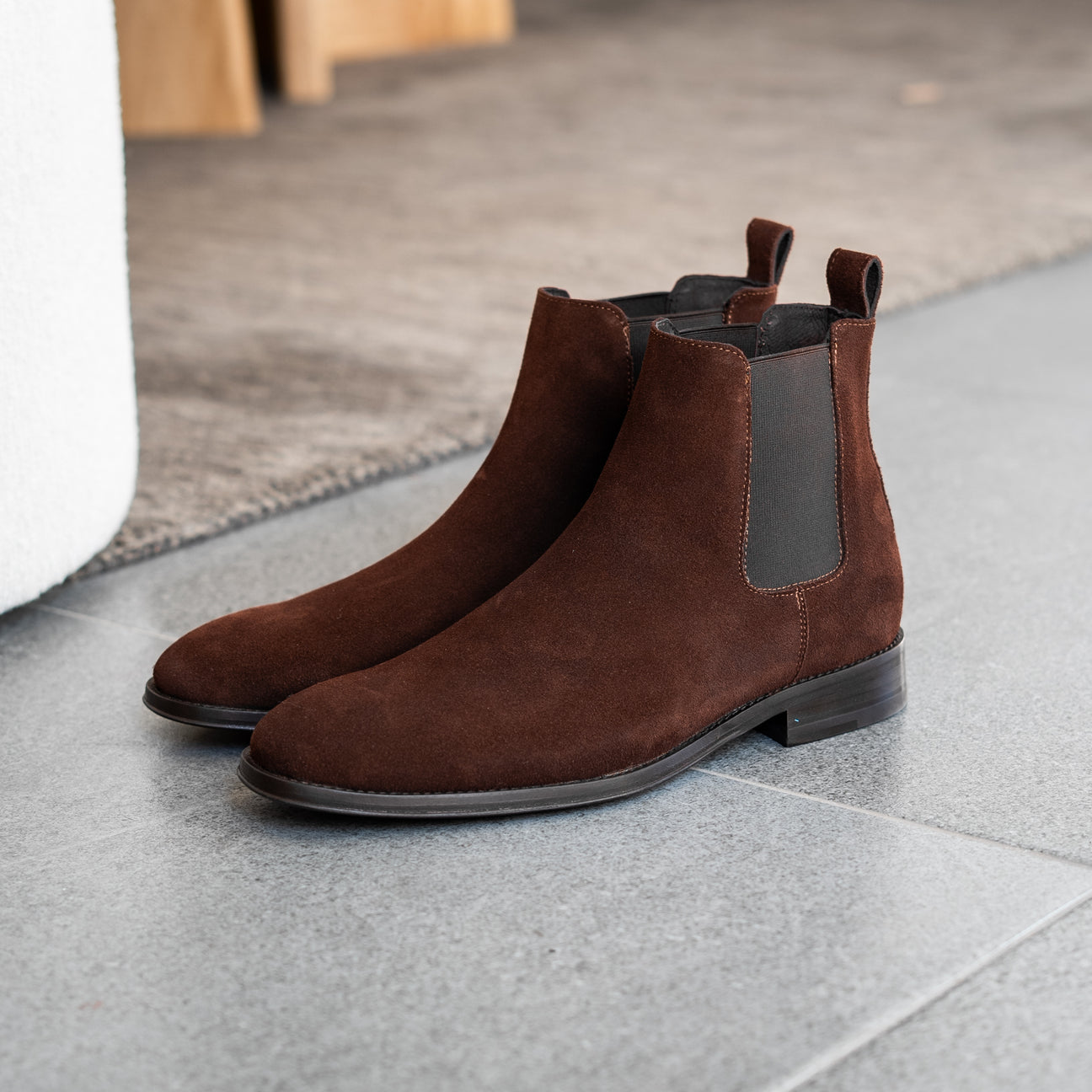 DARK BROWN SUEDE SAMUEL CHELSEA