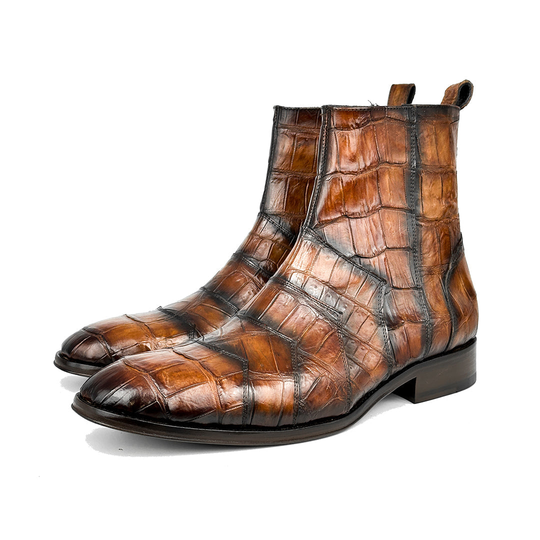LIGHT BROWN CROCO EDWARD