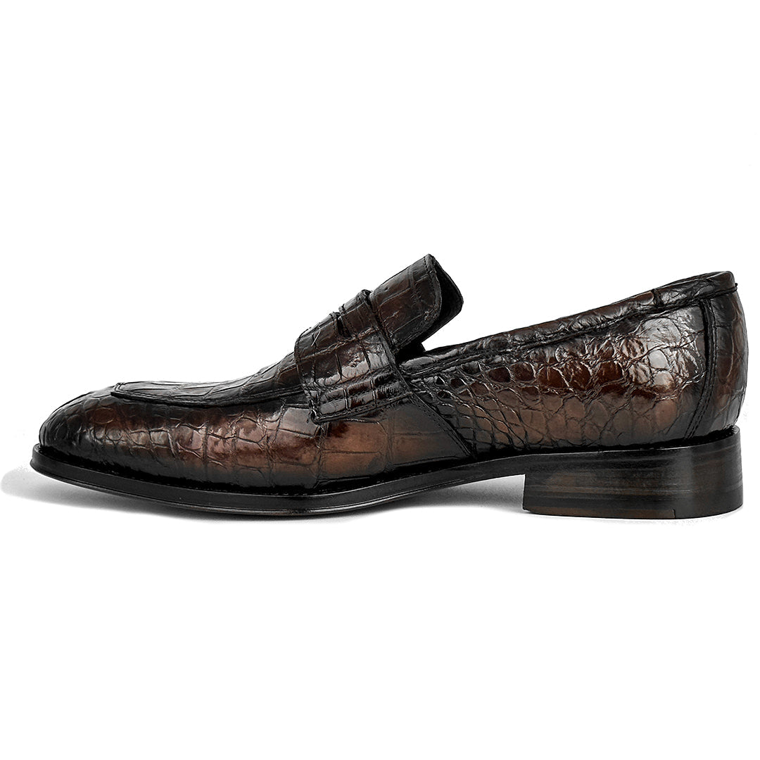 BROWN CROCO DORIAN