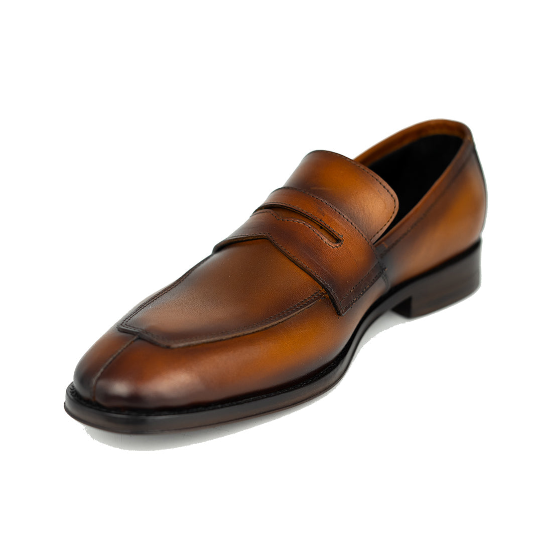 BROWN LEATHER DORIAN