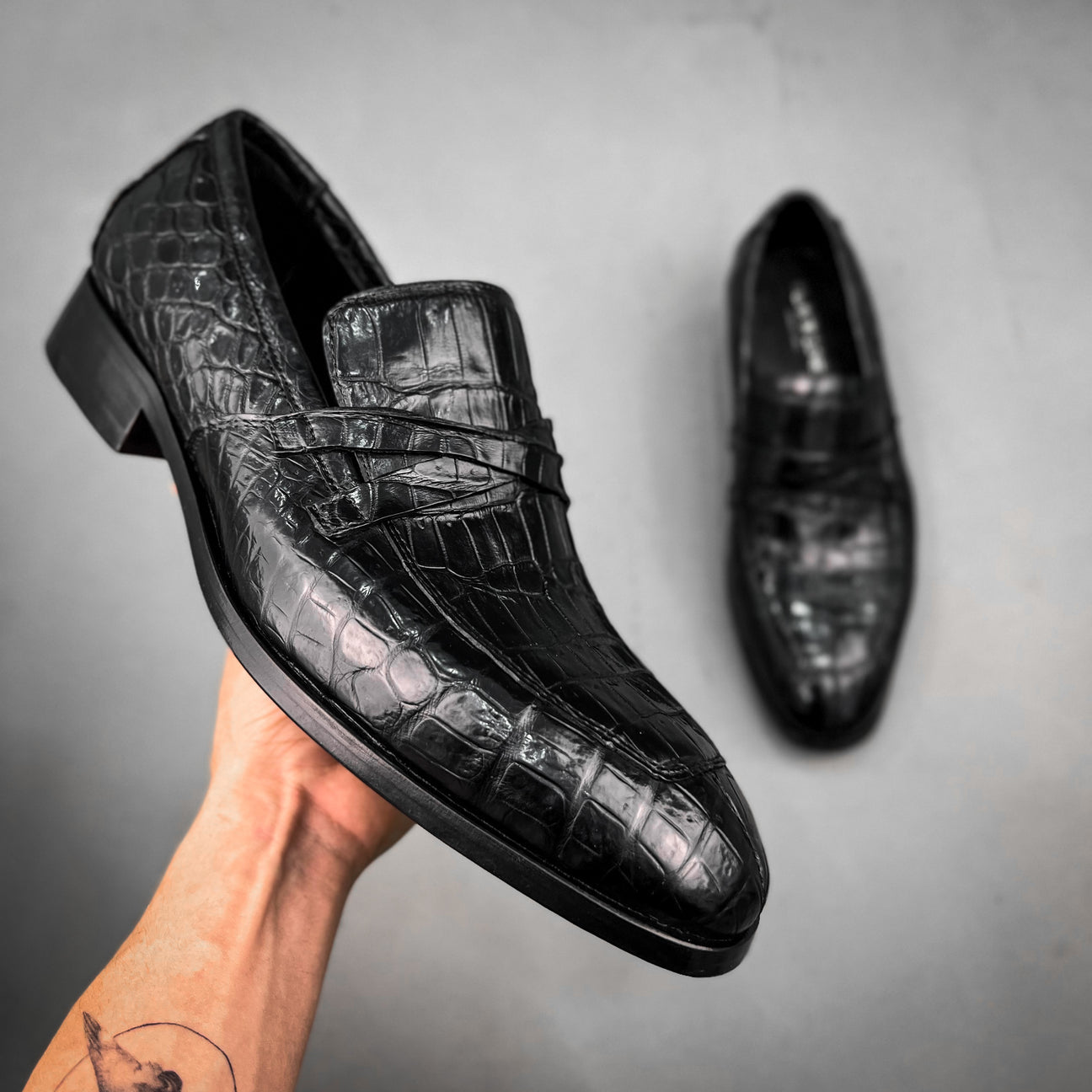 BLACK CROCO LEONARDO