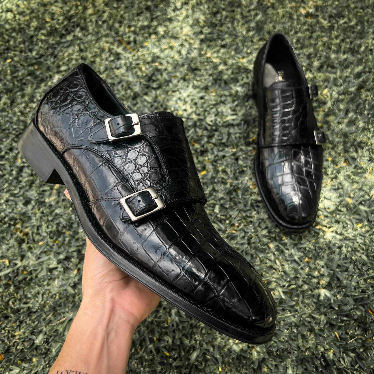 BLACK CROCO XAVIER