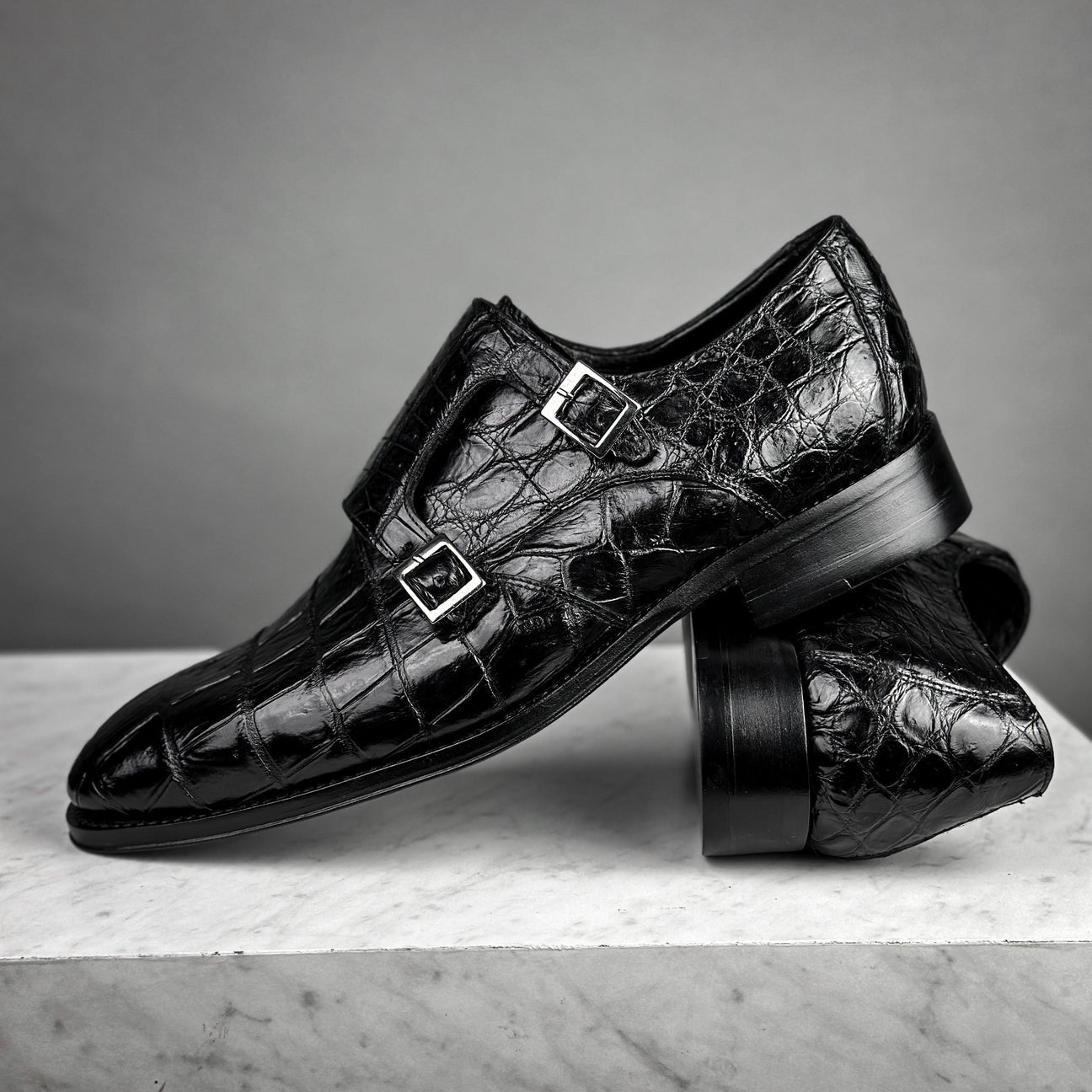 BLACK CROCO XAVIER