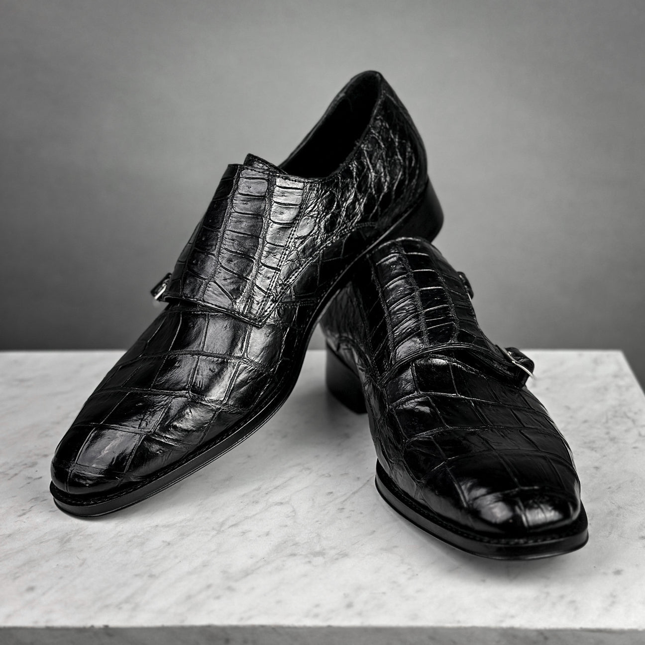 BLACK CROCO XAVIER