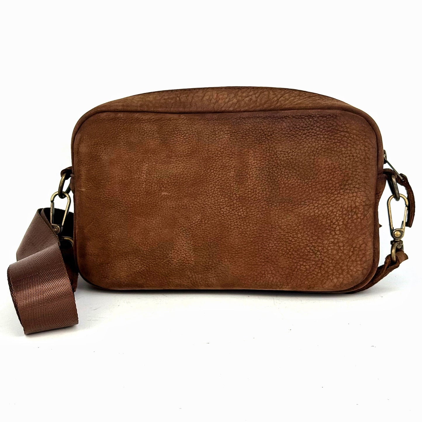 BANDOLERA BROWN TWO BAG