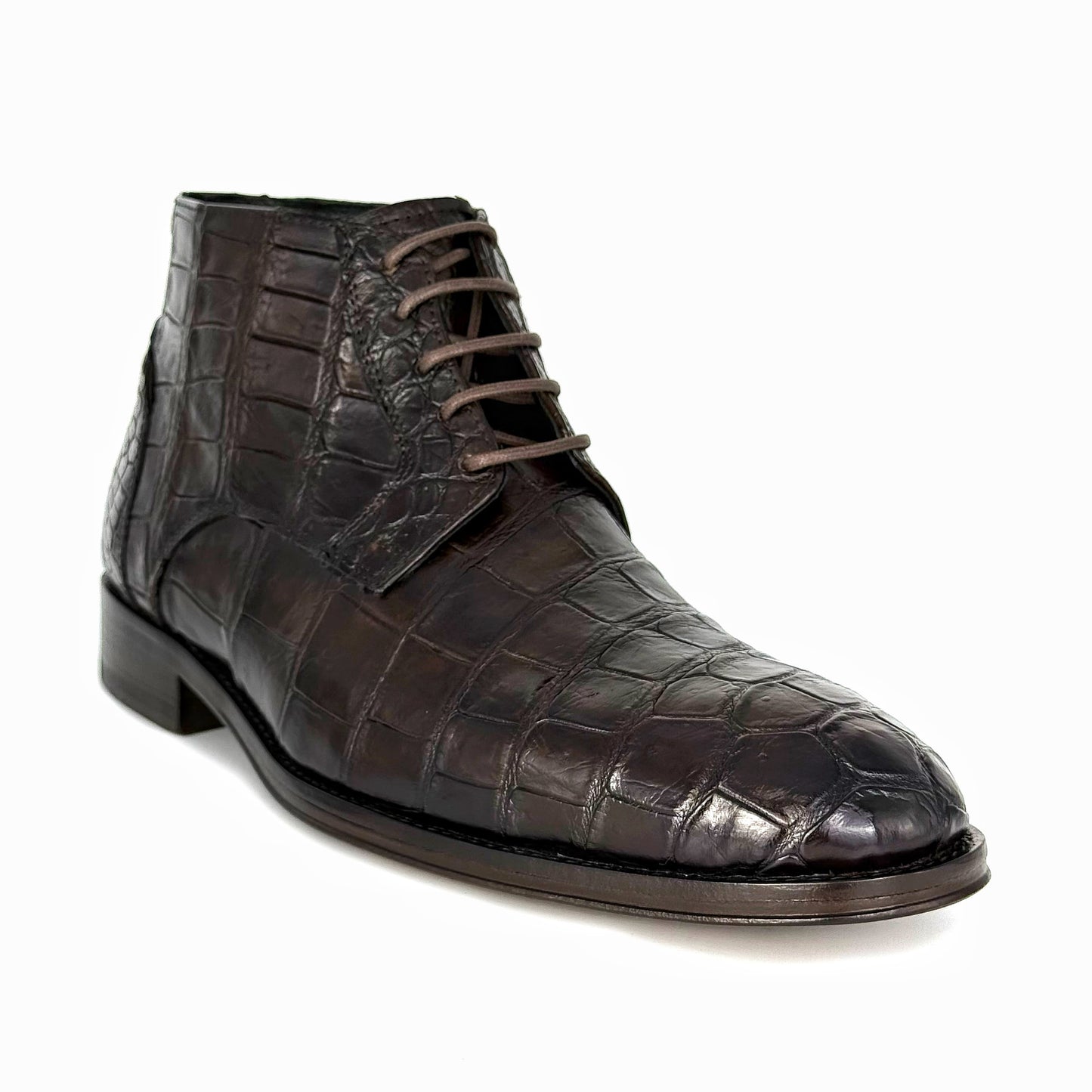 DARK BROWN CROCO LEONEL