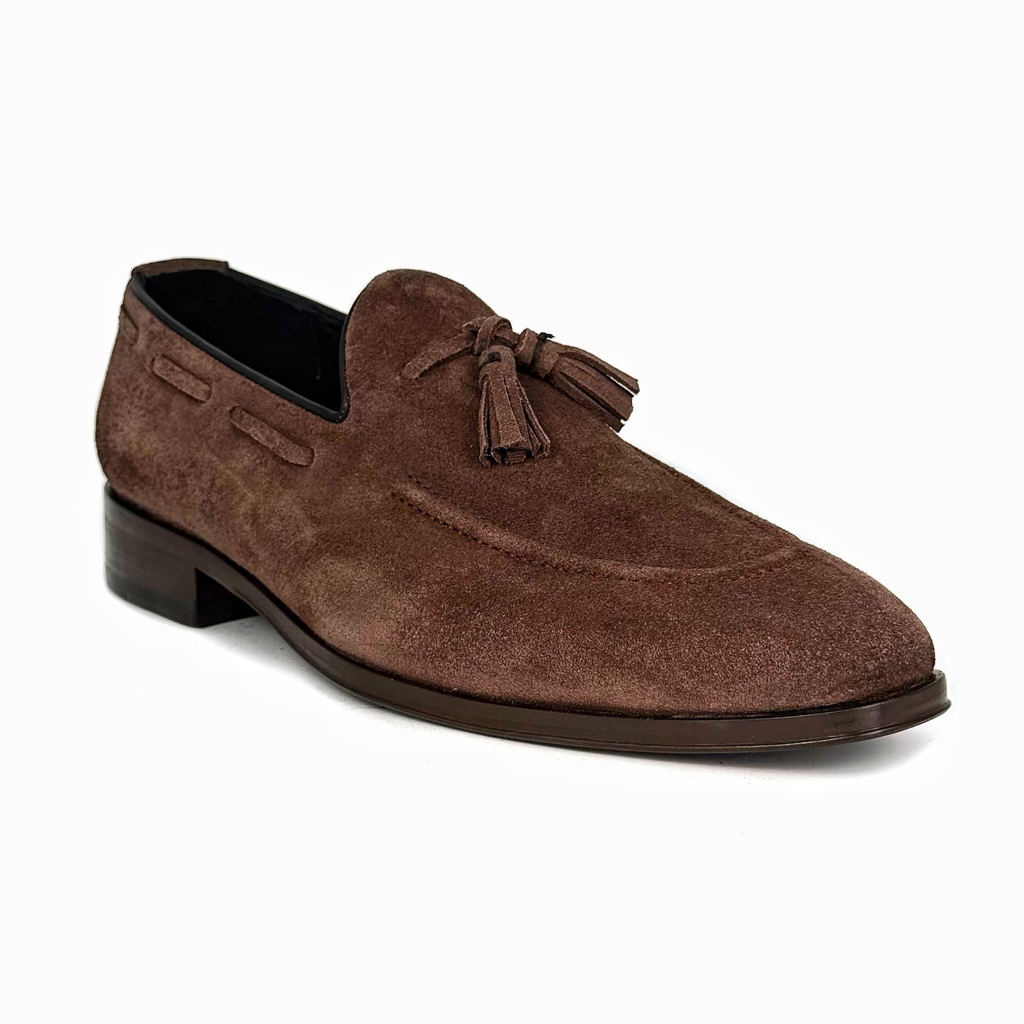 DARK BROWN SUEDE VALERIO