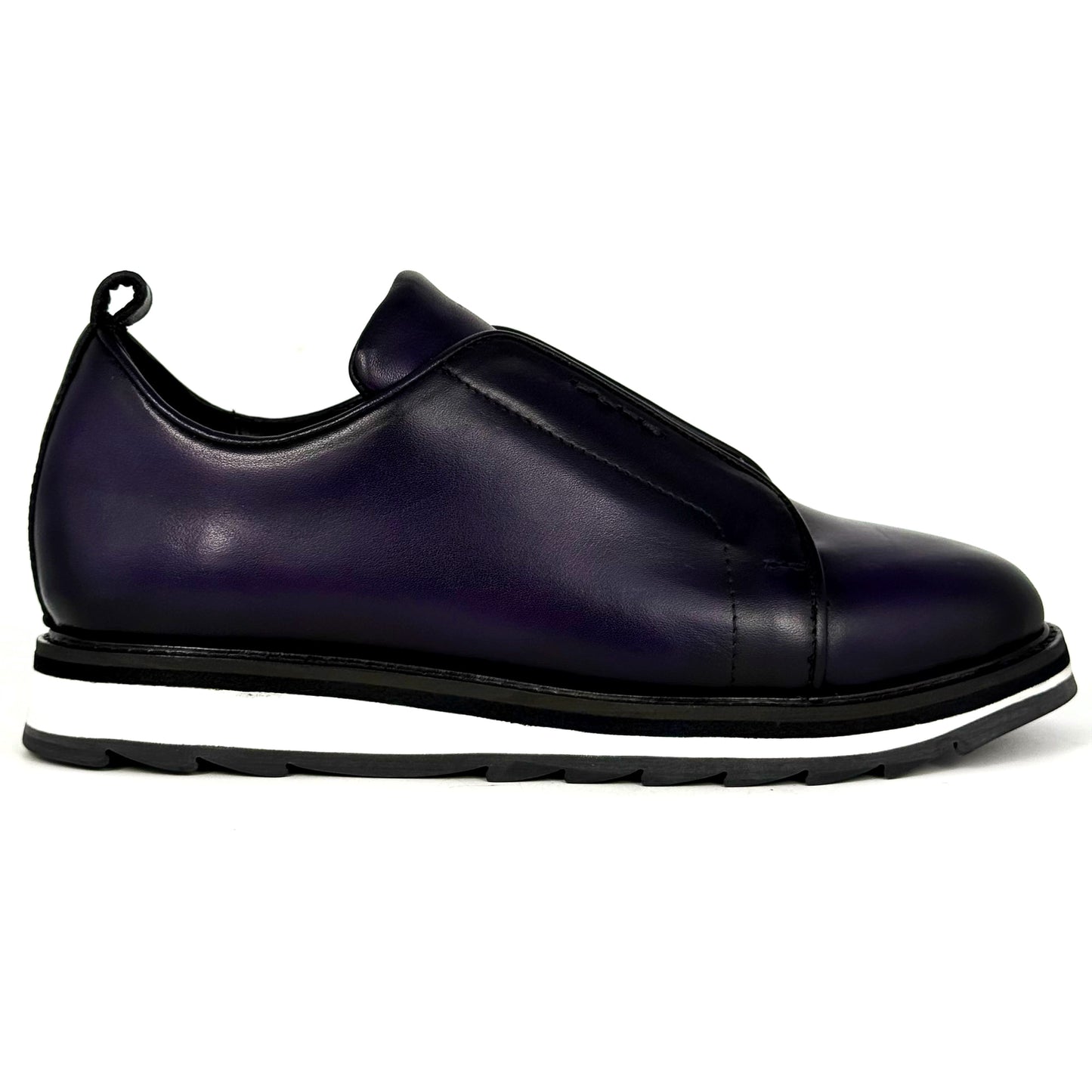 PURPLE LEATHER SNEAKER